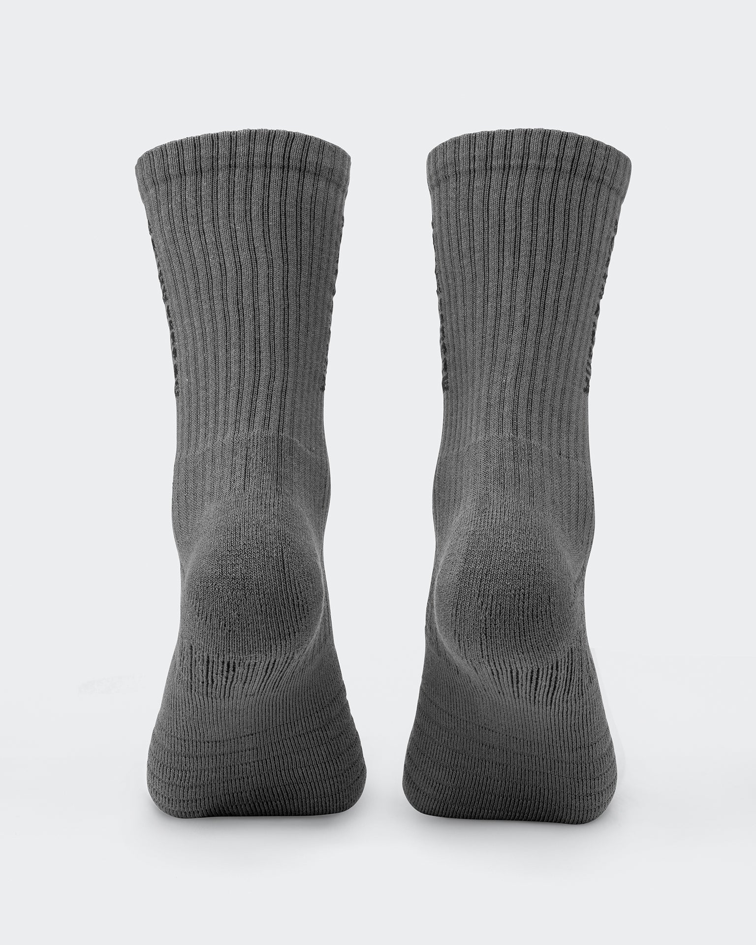 Mens Linear Crew Sock (2x Pack) - Charcoal-Socks-Charcoal-ACC1124165CHAR-ONE-MNAPPRL32719-4-Muscle Nation