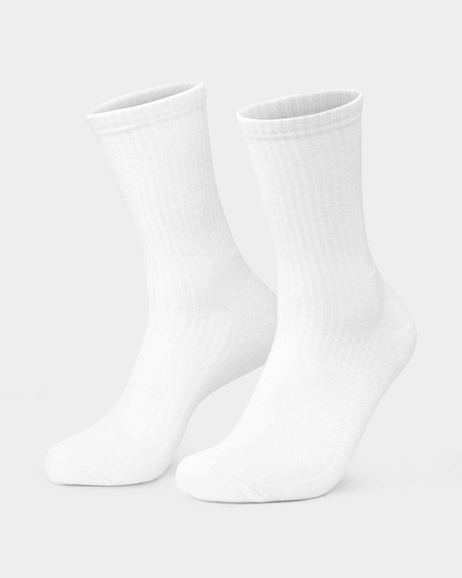 Mens Trainer Crew Sock - 2Pack Black /White Multi-Socks-White Black Multi-ACC022572WHTBLKM-ONE-MNAPPRL42440-9-Muscle Nation