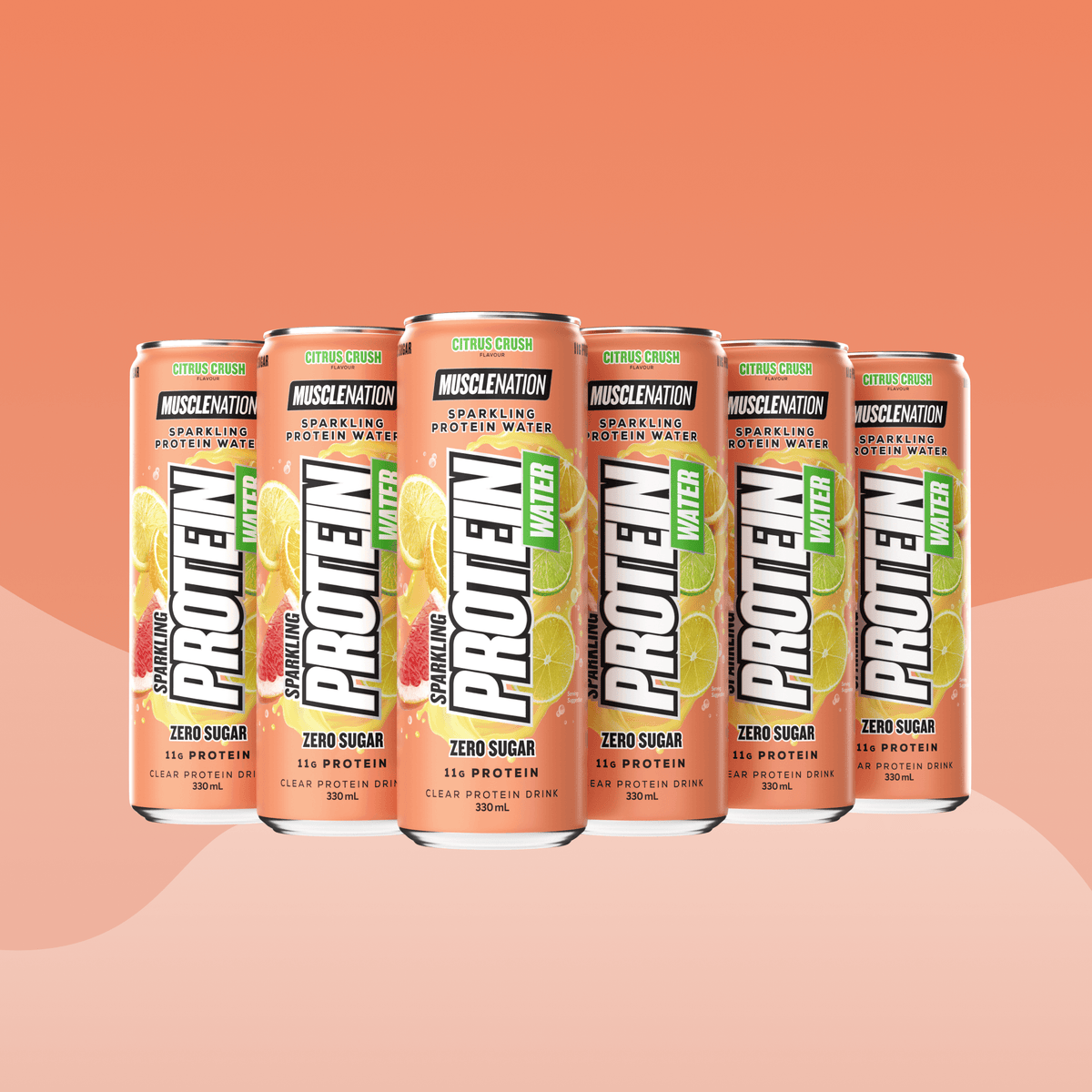 SPARKLING PROTEIN WATER Zero Sugar Citrus Crush