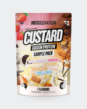 CUSTARD Casein Protein - Sample Pack - 7 Flavours