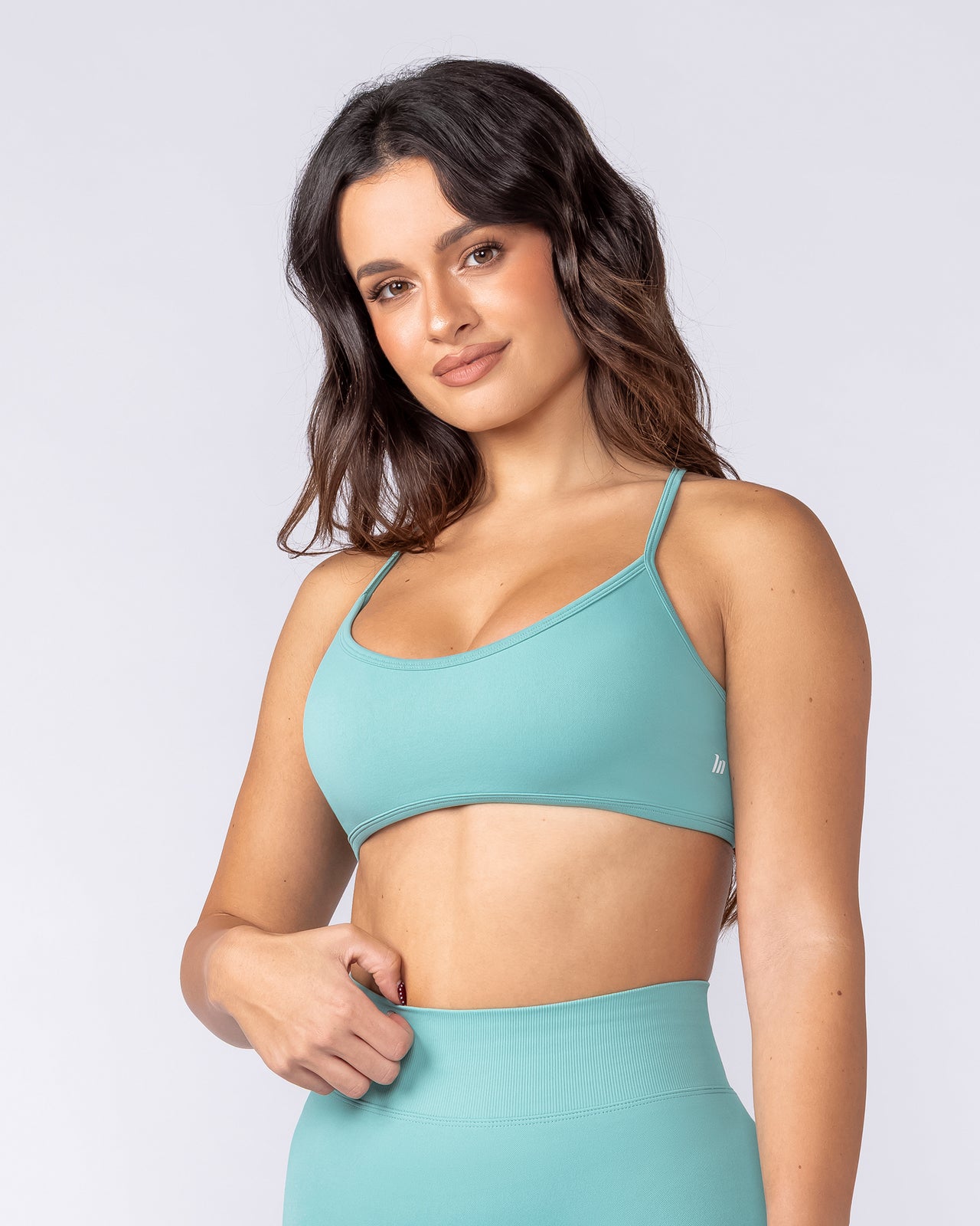 Sculpt Seamless Bralette - Green Coral