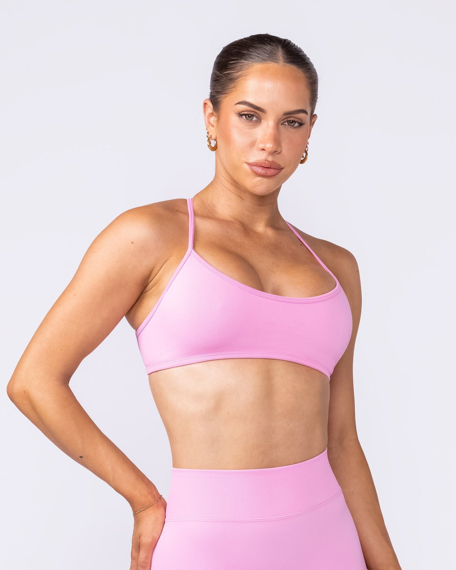 Sculpt Seamless Bralette - Pink Frosting-Bralettes-XS-072506PNKFRST-XS-MNAPPRL44107-1-Muscle Nation