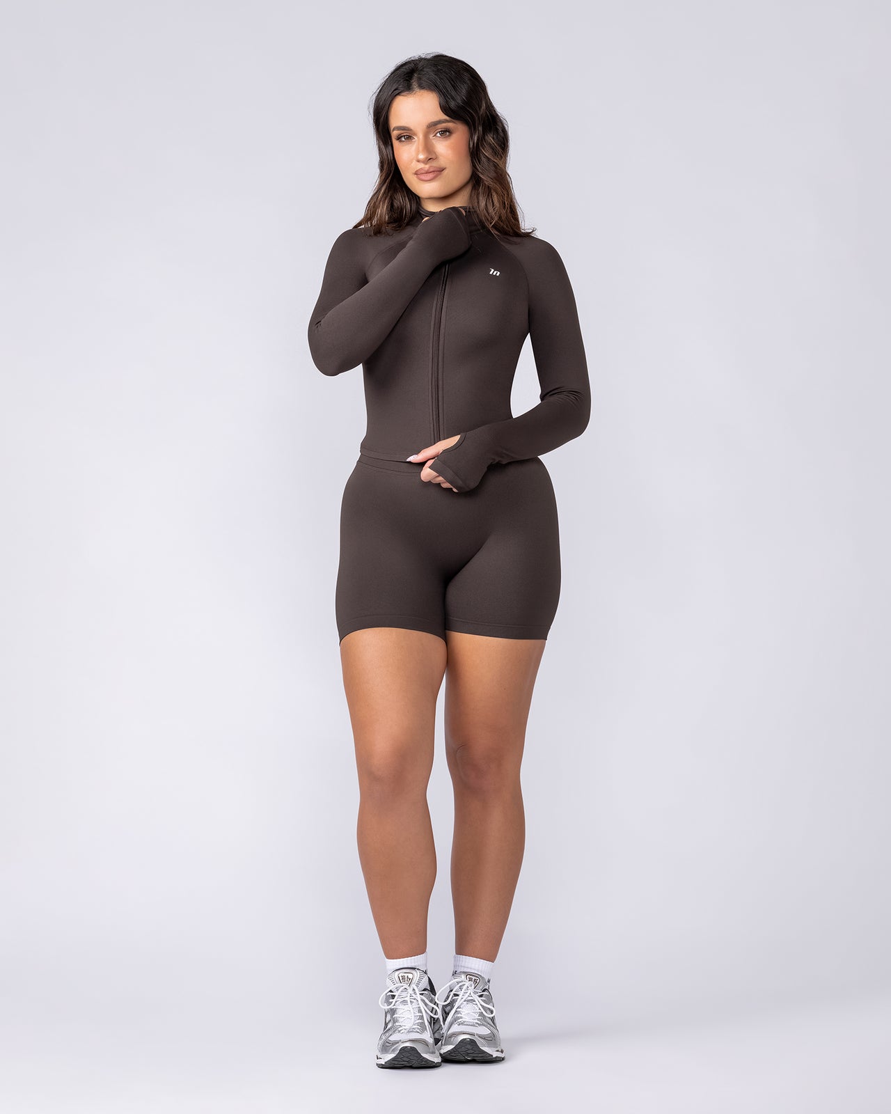 Sculpt Seamless Cropped Jacket - Cocoa
