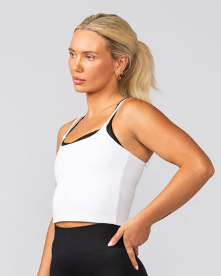 Cami Active Tank - White-Singlets & Tanks-XXS-032544WHT-XXS-MNAPPRL41572-2-Muscle Nation