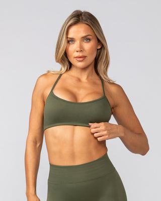 Sculpt Seamless Bralette - Dark Khaki-Bralettes-XS-032540DKHAKI-XS-MNAPPRL41491-1-Muscle Nation