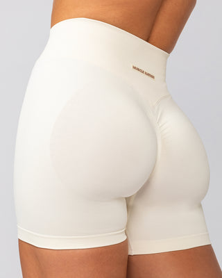 Sculpt Seamless Midway Shorts - Travertine-Shorts-XS-032541TRAV-XS-MNAPPRL41515-1-Muscle Nation