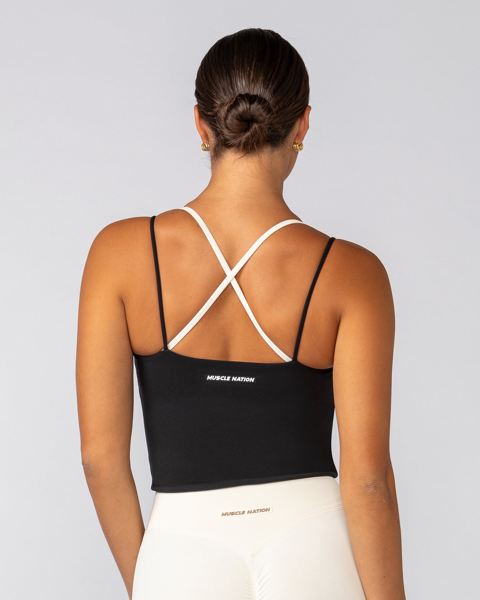 Cami Active Tank - Black-Singlets & Tanks-XXS-032544BLK-XXS-MNAPPRL41581-4-Muscle Nation