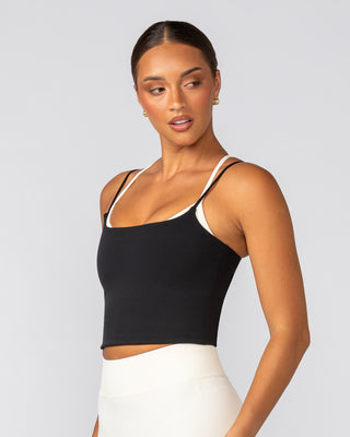 Cami Active Tank - Black-Singlets & Tanks-XXS-032544BLK-XXS-MNAPPRL41581-2-Muscle Nation