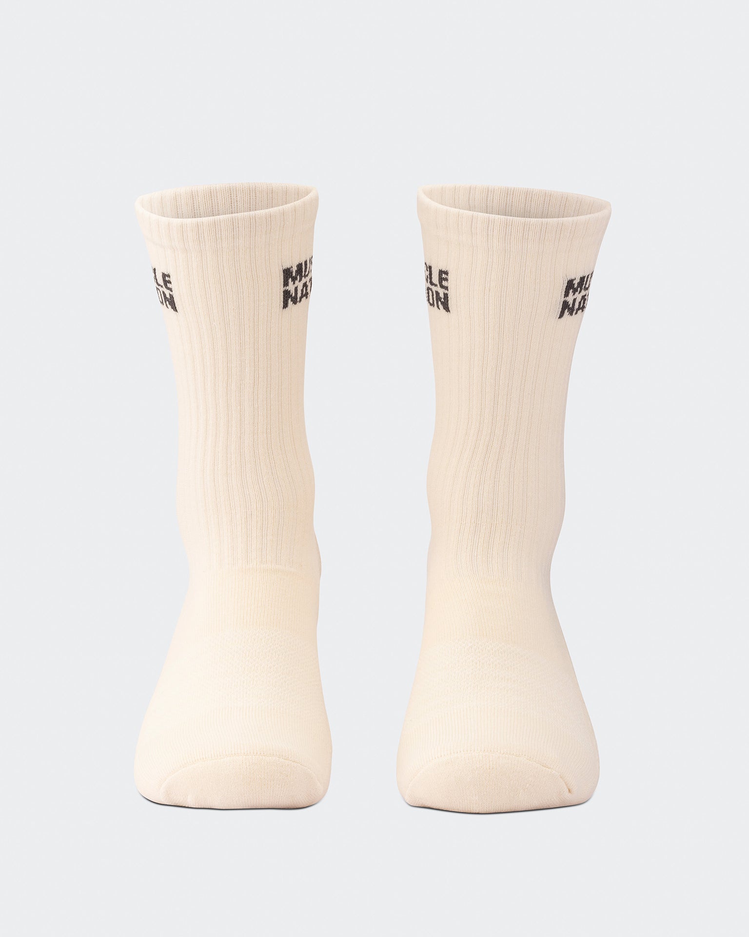 Mens Essential Crew Socks (2x Pack) - Charcoal / Dew-Socks-Charcoal / Dew-AC092311CHARCDEW-ONE-MNAPPRL26521-4-Muscle Nation