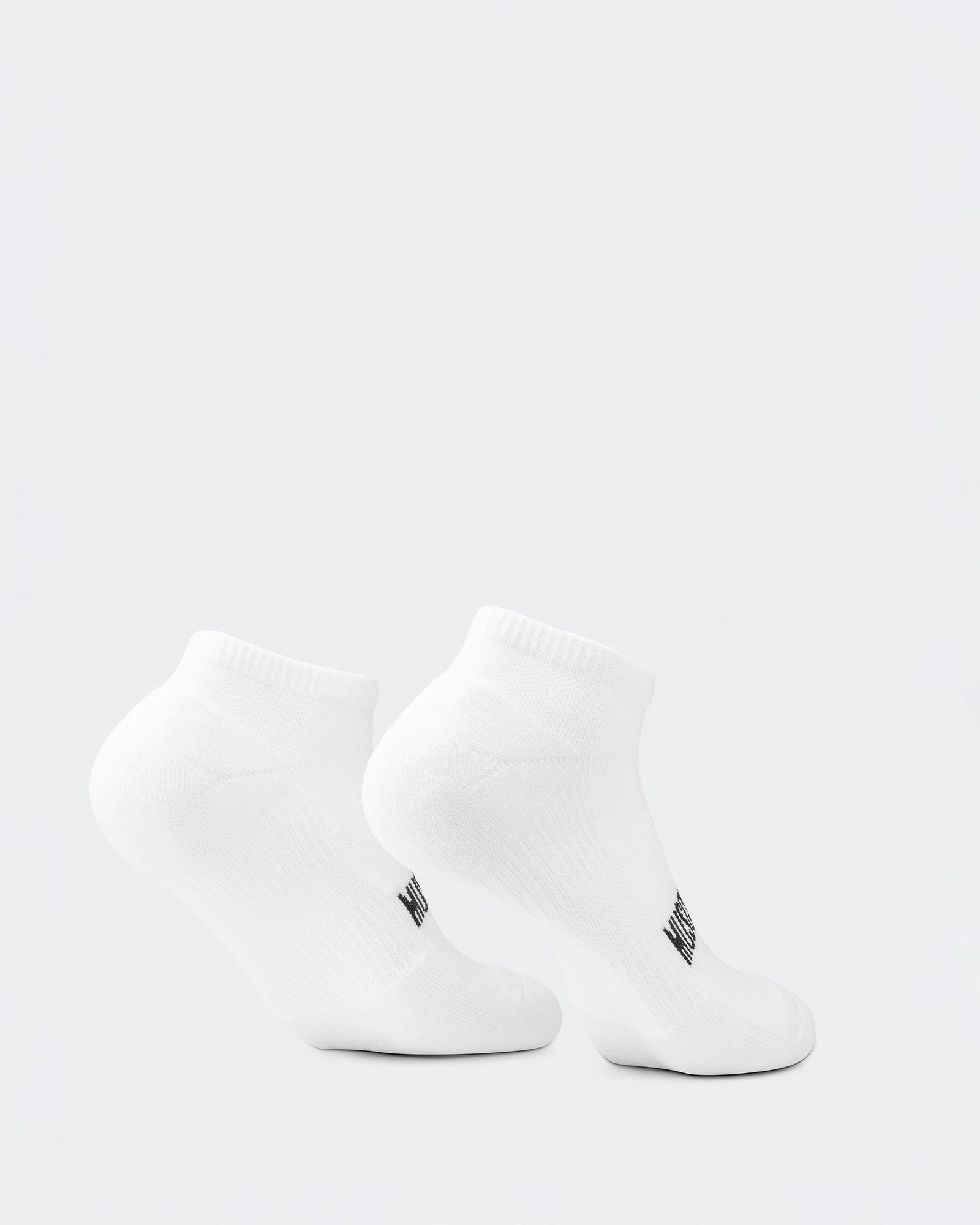 Mens Ankle Socks (2X Pack) - White-Socks-ACC1125237WHT-MNAPPRL47953-3-Muscle Nation