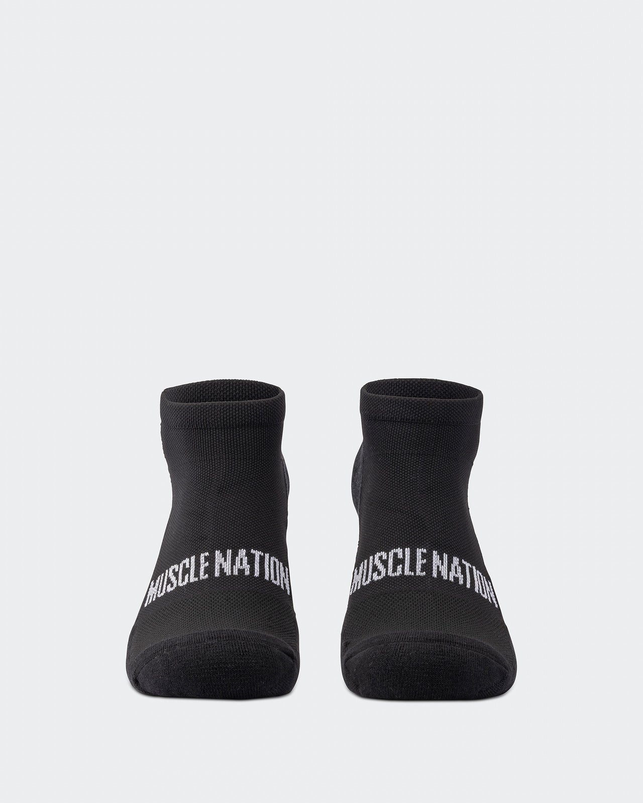 Mens Ankle Socks (2X Pack) - Black-Socks-ACC1125237BLK-MNAPPRL47954-3-Muscle Nation