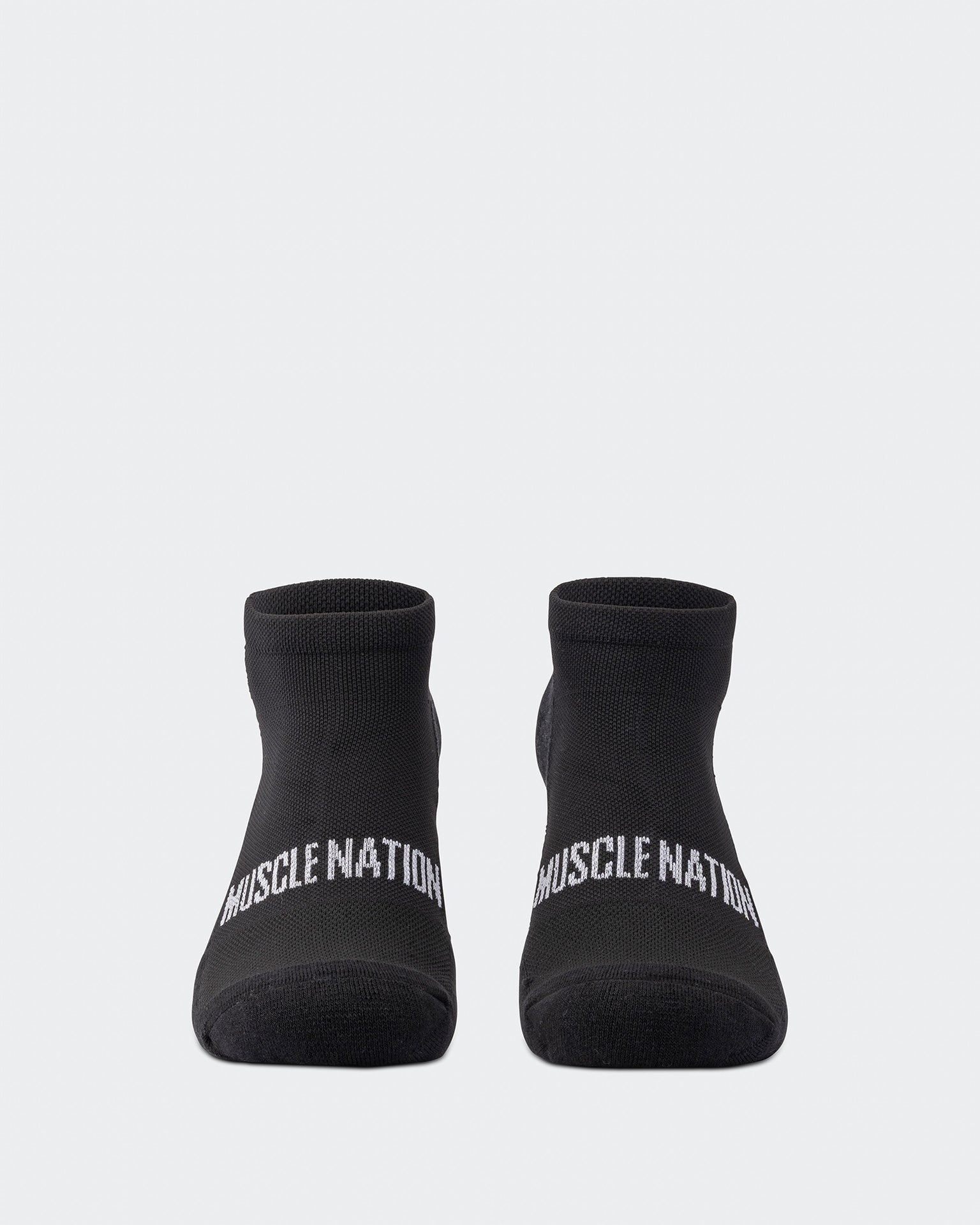 Mens Ankle Socks (2X Pack) - Black-Socks-ACC1125237BLK-MNAPPRL47954-3-Muscle Nation