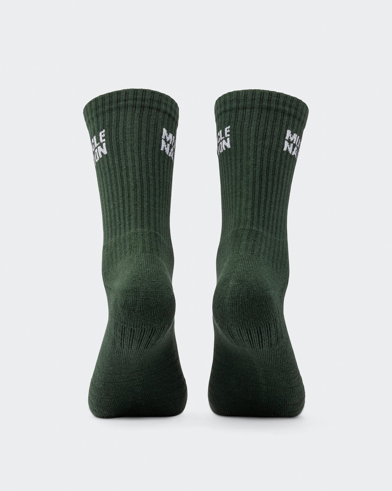 Mens Essential Crew Socks (3x Pack) - Cream / Eggshell / Evergreen-Socks-Cream / Eggshell / Evergreen-AC112336CRMEGGEGRN-ONE-MNAPPRL26514-10-Muscle Nation