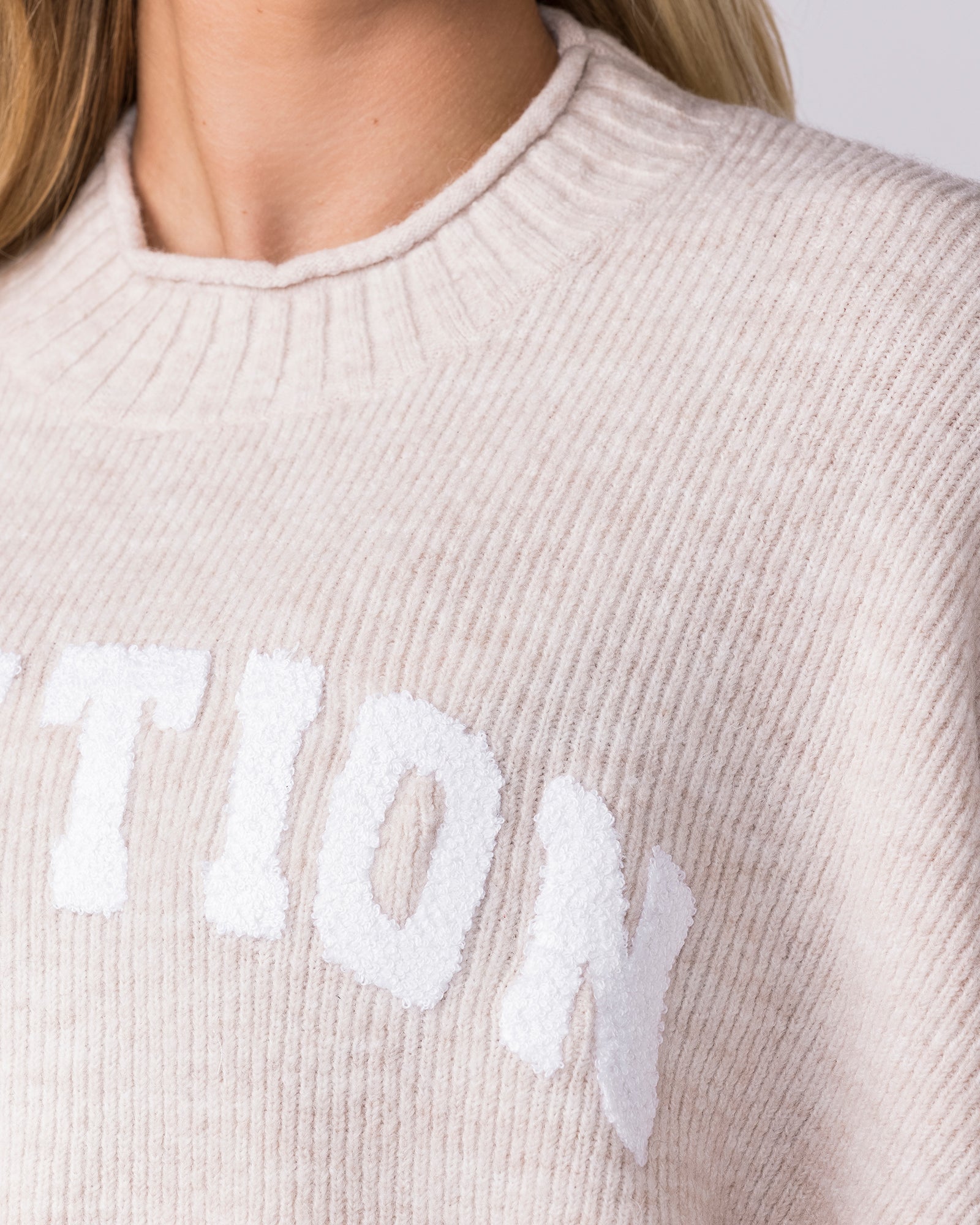 Sorority Knit - Dew Marl-Jumpers & Hoodies-XXS / XS-042602DEWMRL-XXS / XS-MNAPPRL49884-2-Muscle Nation