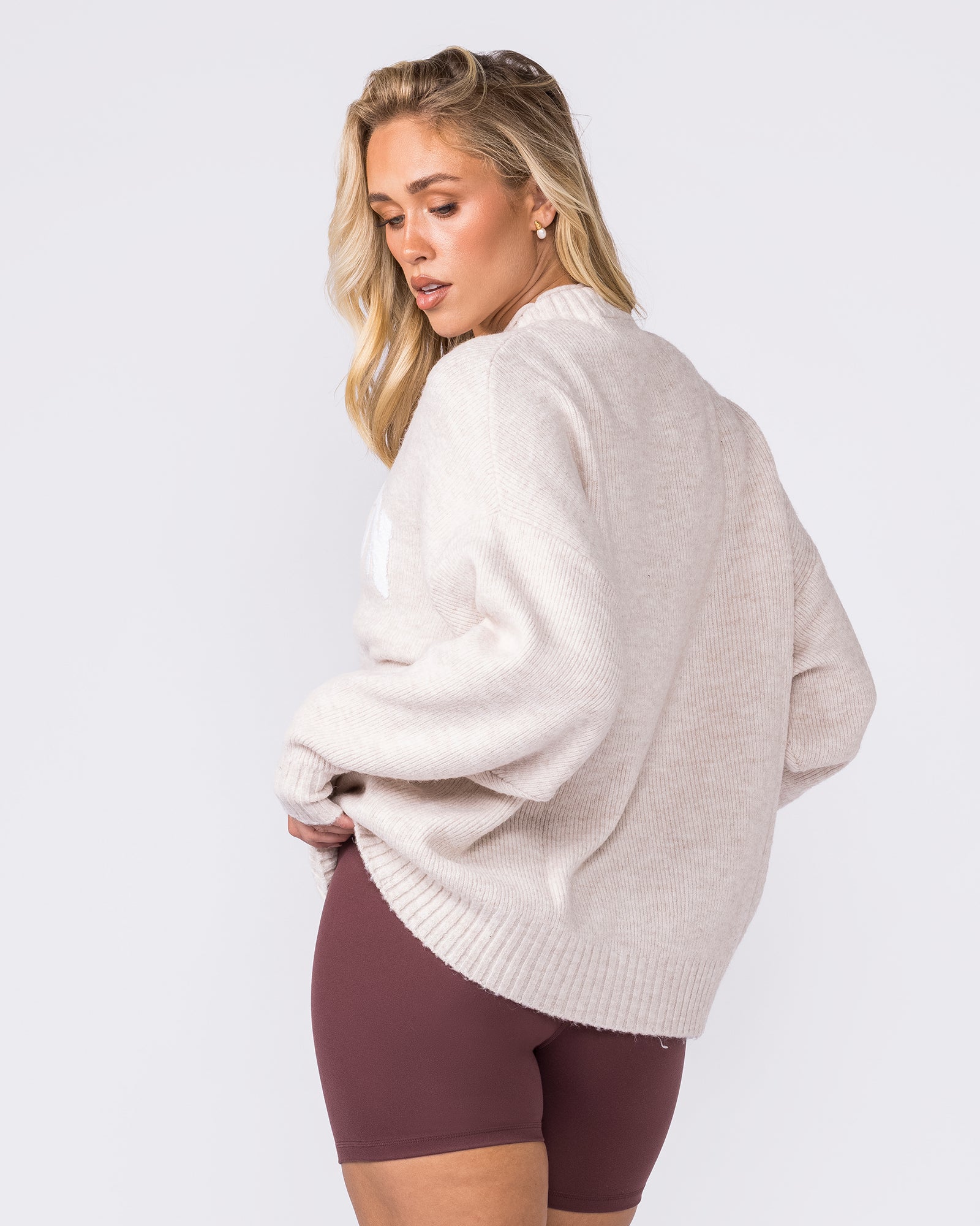 Sorority Knit - Dew Marl-Jumpers & Hoodies-XXS / XS-042602DEWMRL-XXS / XS-MNAPPRL49884-5-Muscle Nation