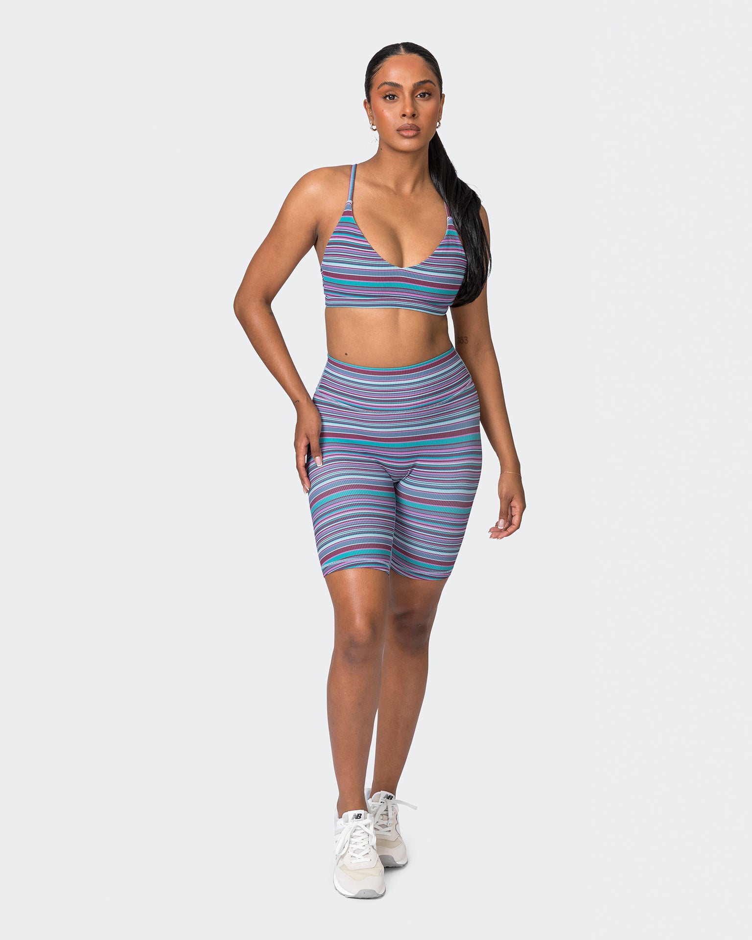 Levitate Rib Bralette - Dusk Desert Stripe Print-Bralettes-XS-072331DSKDSRT-XS-MNAPPRL26097-8-Muscle Nation