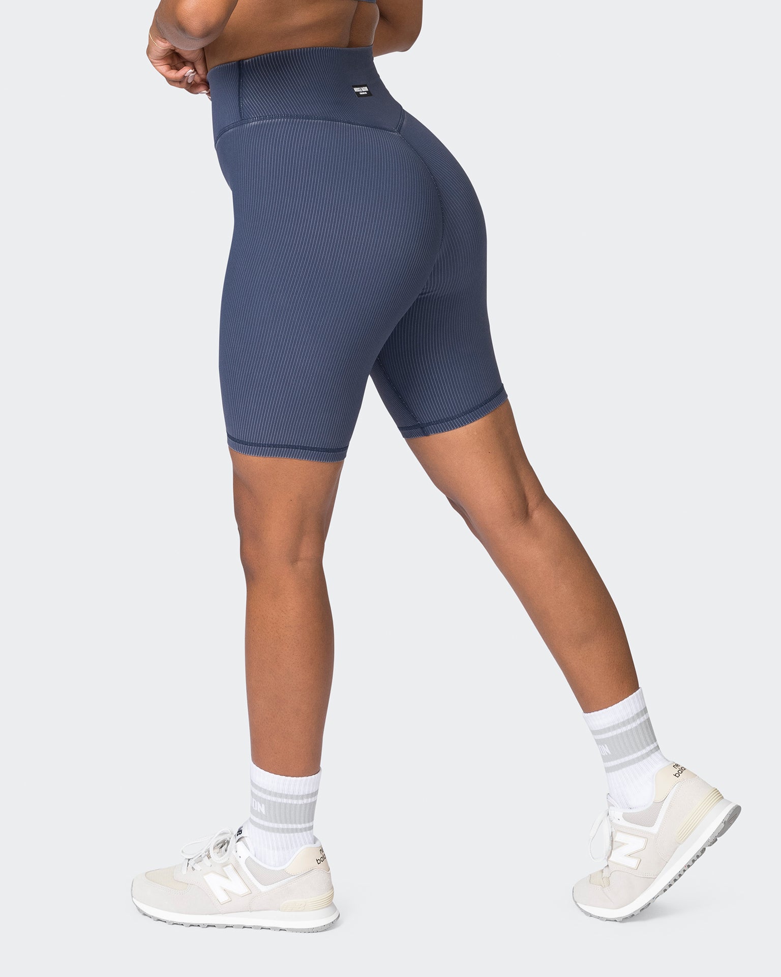 Zero Rise Vintage Rib Referee Length Shorts - Washed Spellbound-Shorts-XXS-072327WSHSPLB-XXS-MNAPPRL26018-1-Muscle Nation