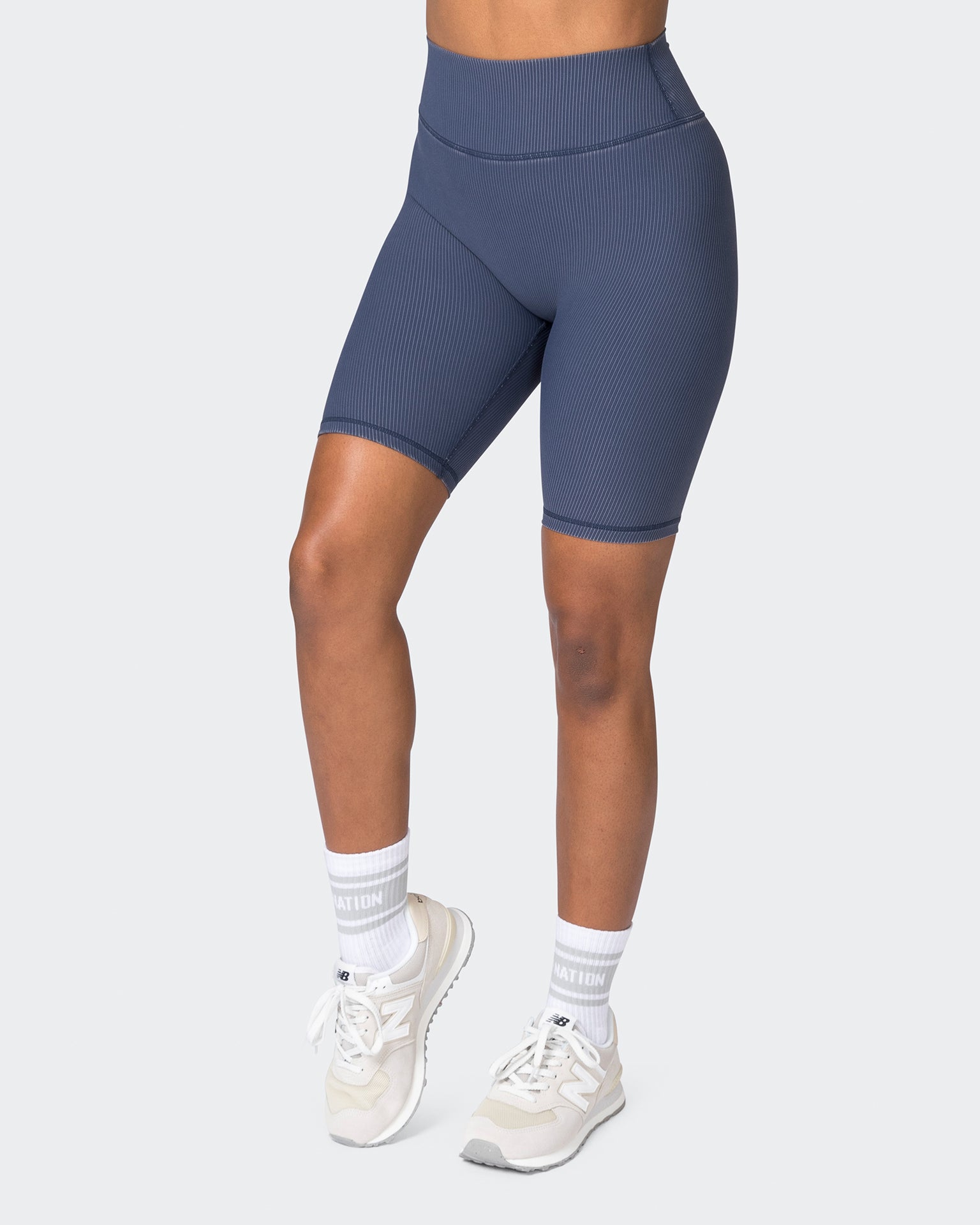 Zero Rise Vintage Rib Referee Length Shorts - Washed Spellbound-Shorts-XXS-072327WSHSPLB-XXS-MNAPPRL26018-3-Muscle Nation