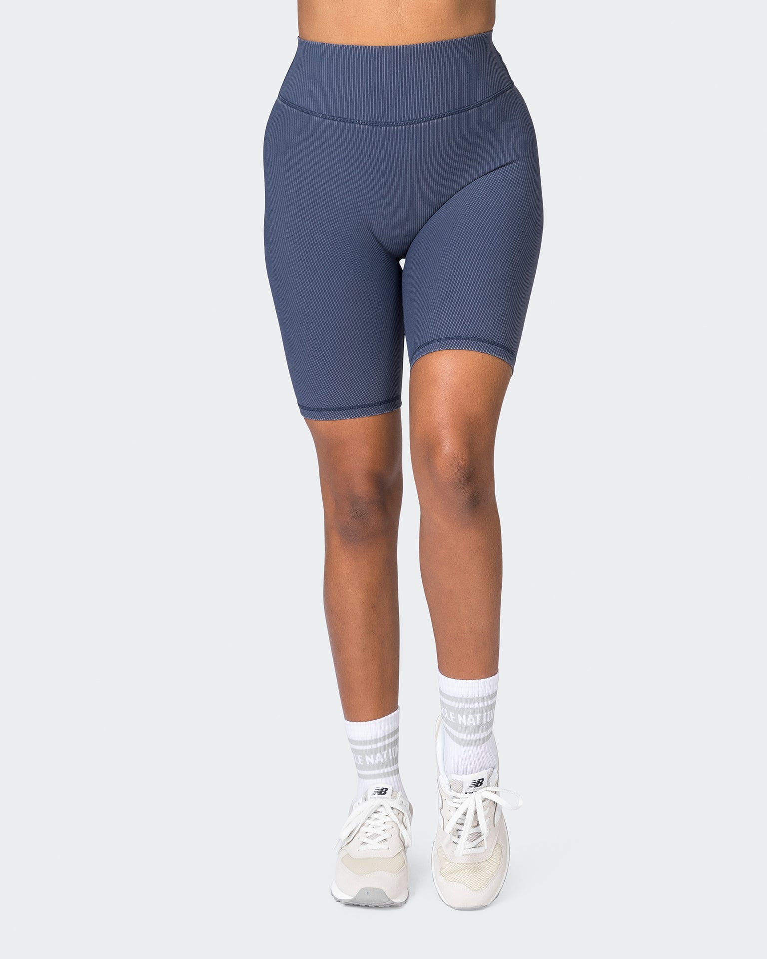 Zero Rise Vintage Rib Referee Length Shorts - Washed Spellbound-Shorts-XXS-072327WSHSPLB-XXS-MNAPPRL26018-2-Muscle Nation