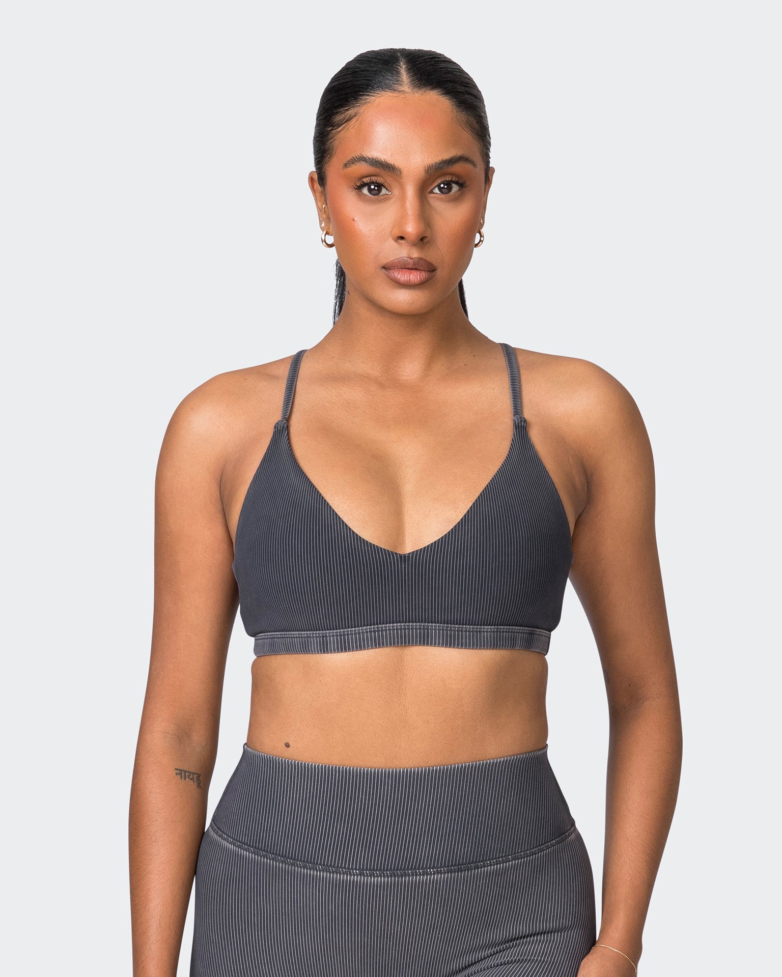 Levitate Vintage Rib Bralette - Washed Black-Bralettes-XS-072325WSHBLK-XS-MNAPPRL25941-1-Muscle Nation