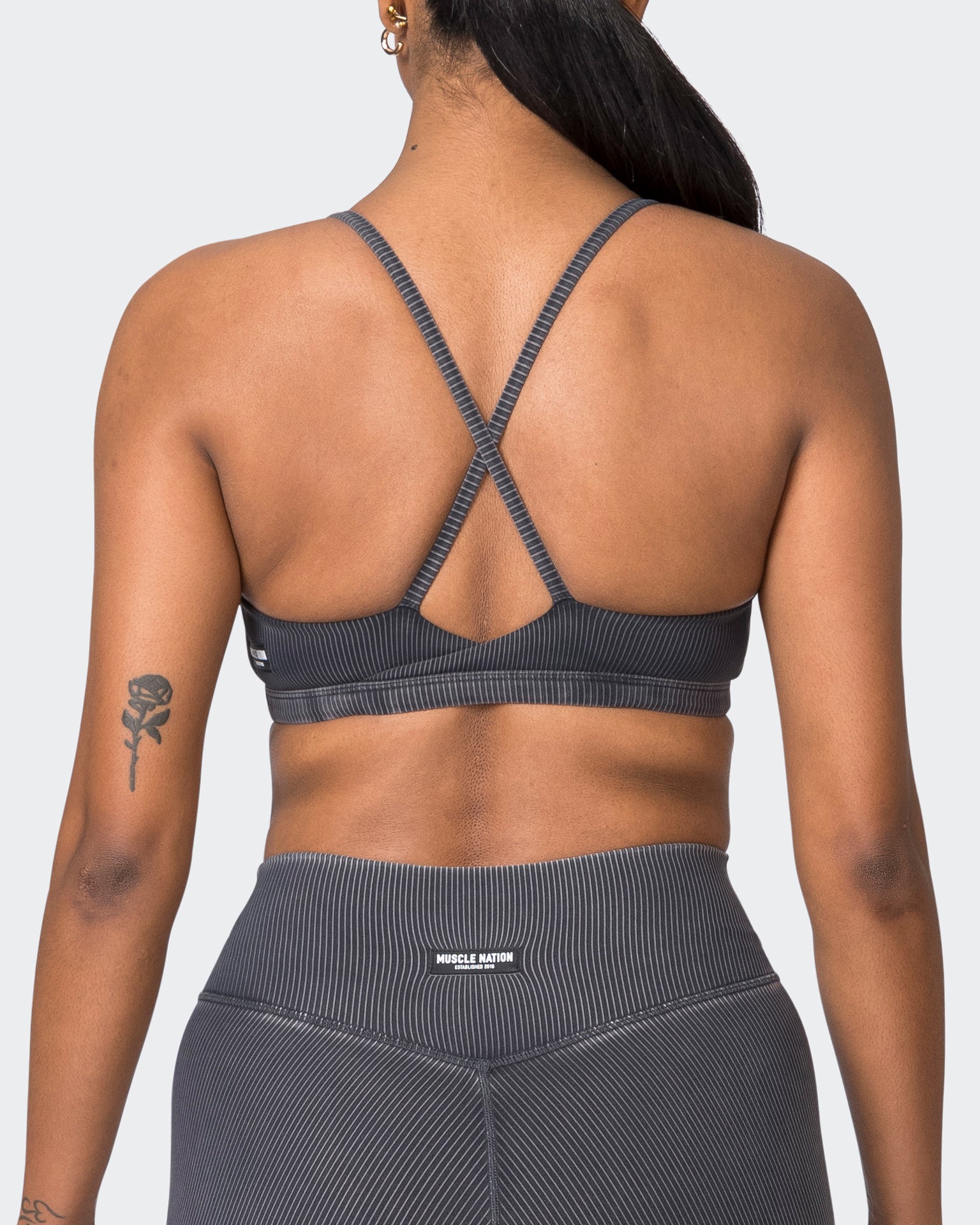 Levitate Vintage Rib Bralette - Washed Black-Bralettes-XS-072325WSHBLK-XS-MNAPPRL25941-6-Muscle Nation