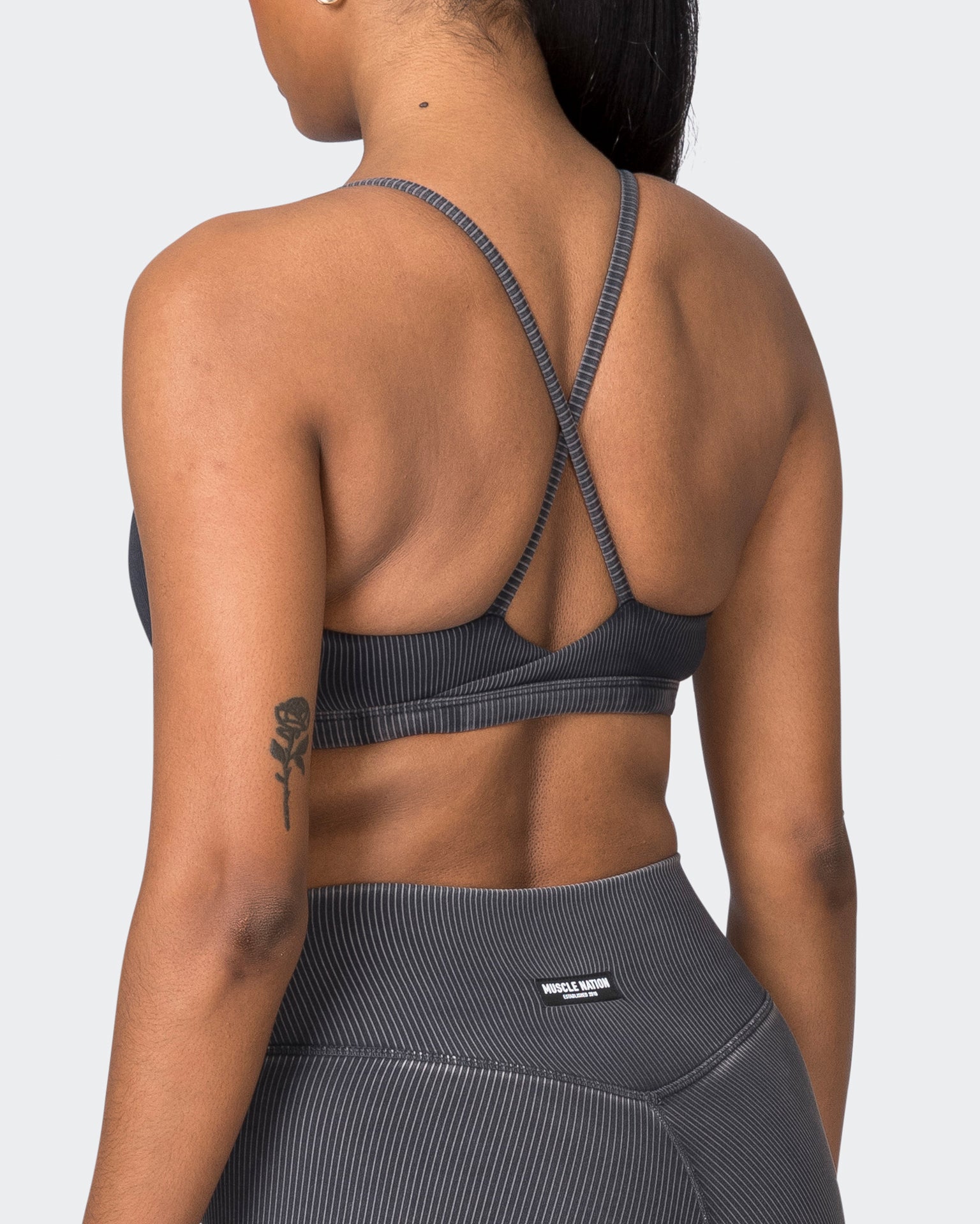 Levitate Vintage Rib Bralette - Washed Black-Bralettes-XS-072325WSHBLK-XS-MNAPPRL25941-5-Muscle Nation