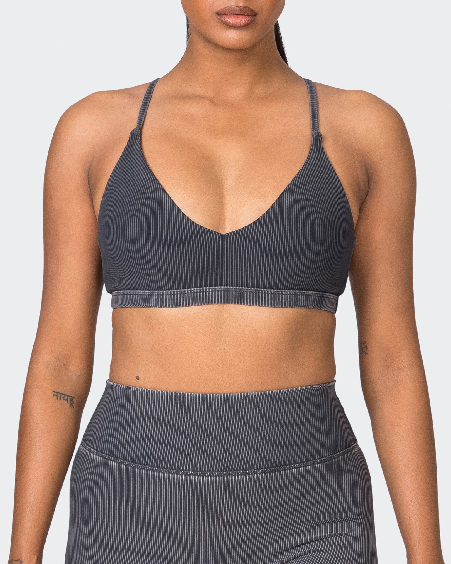 Levitate Vintage Rib Bralette - Washed Black-Bralettes-XS-072325WSHBLK-XS-MNAPPRL25941-2-Muscle Nation