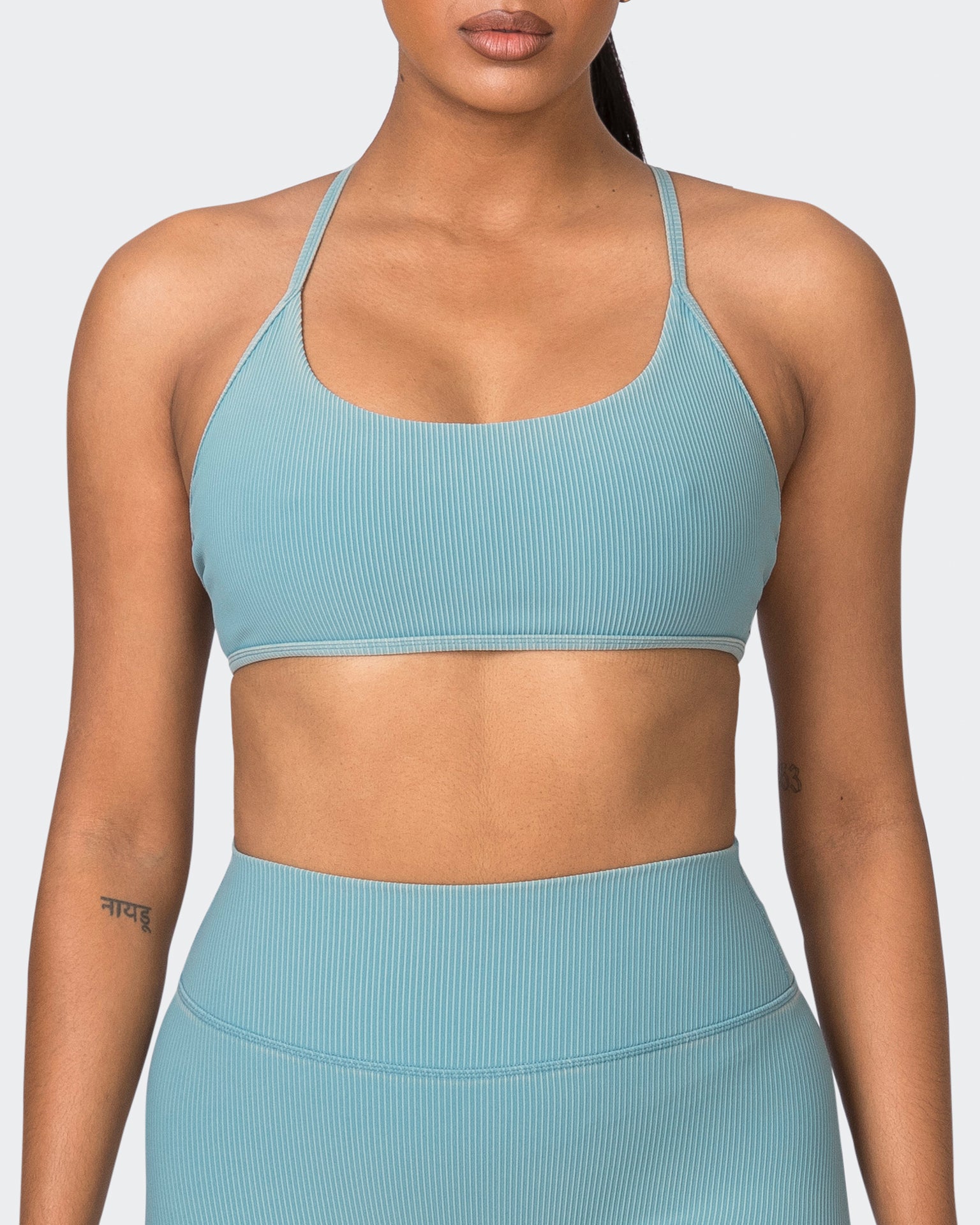 Essence Vintage Rib Bralette - Washed Harbour-Bralettes-XS-072323WSHHRB-XS-MNAPPRL25893-3-Muscle Nation