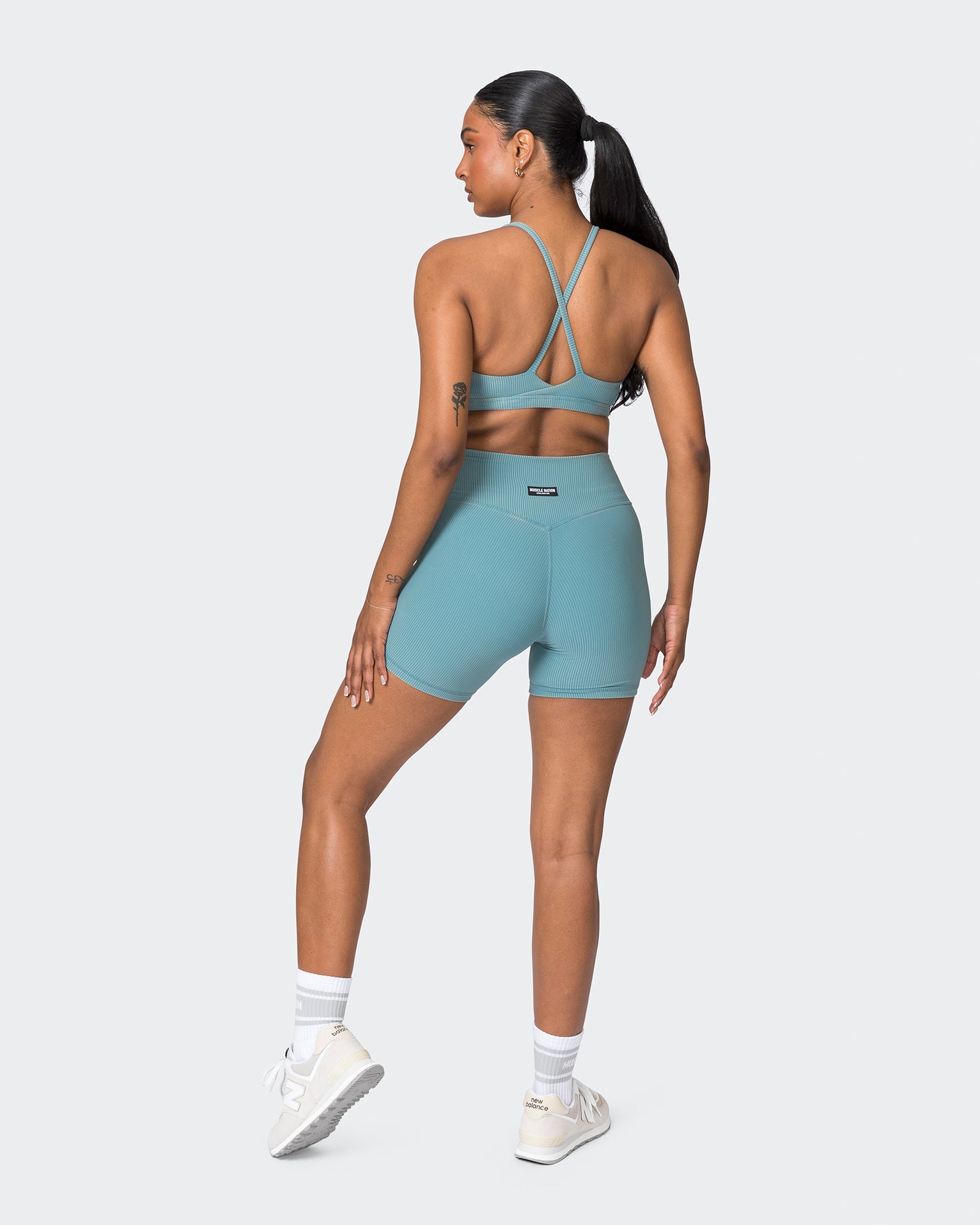 Levitate Vintage Rib Bralette - Washed Harbour-Bralettes-XS-072325WSHHRB-XS-MNAPPRL25957-7-Muscle Nation