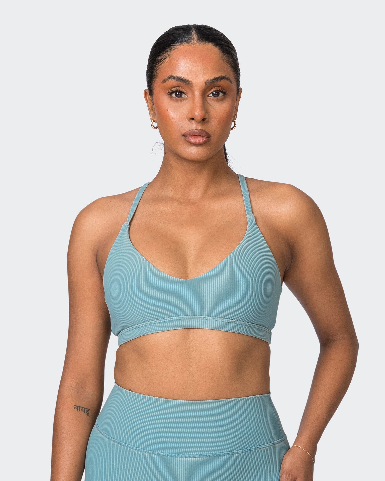 Levitate Vintage Rib Bralette - Washed Harbour-Bralettes-XS-072325WSHHRB-XS-MNAPPRL25957-1-Muscle Nation
