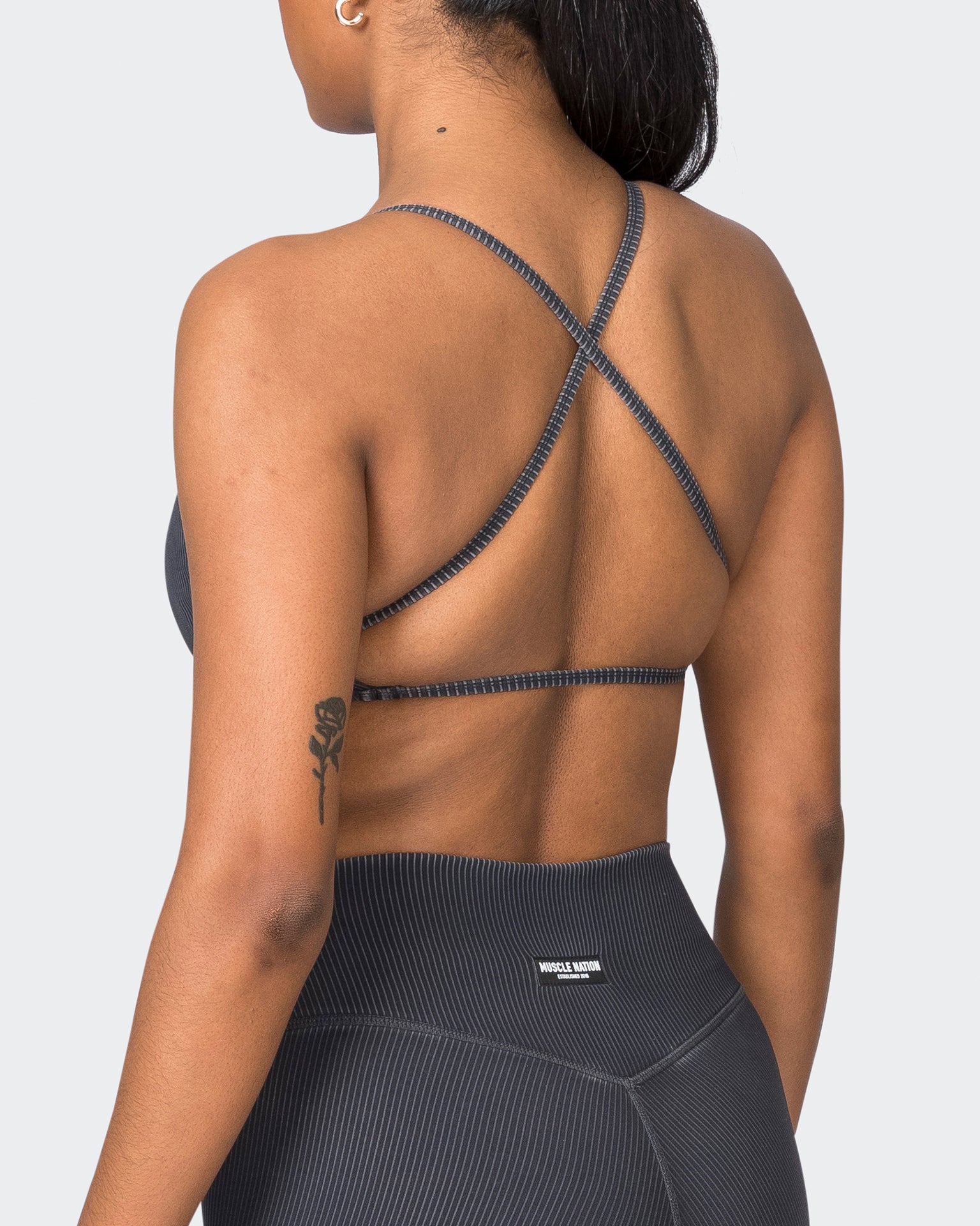 Essence Vintage Rib Bralette - Washed Black-Bralettes-XS-072323WSHBLK-XS-MNAPPRL25877-5-Muscle Nation