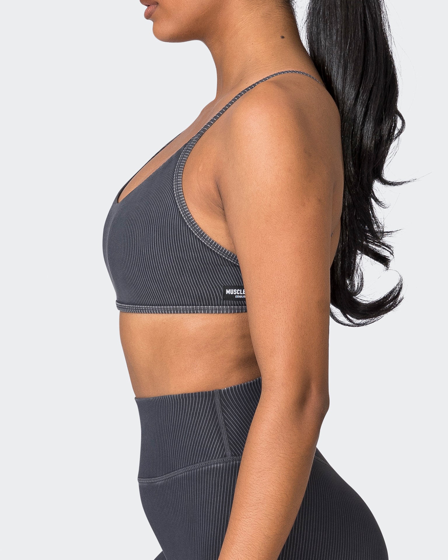 Essence Vintage Rib Bralette - Washed Black-Bralettes-XS-072323WSHBLK-XS-MNAPPRL25877-4-Muscle Nation