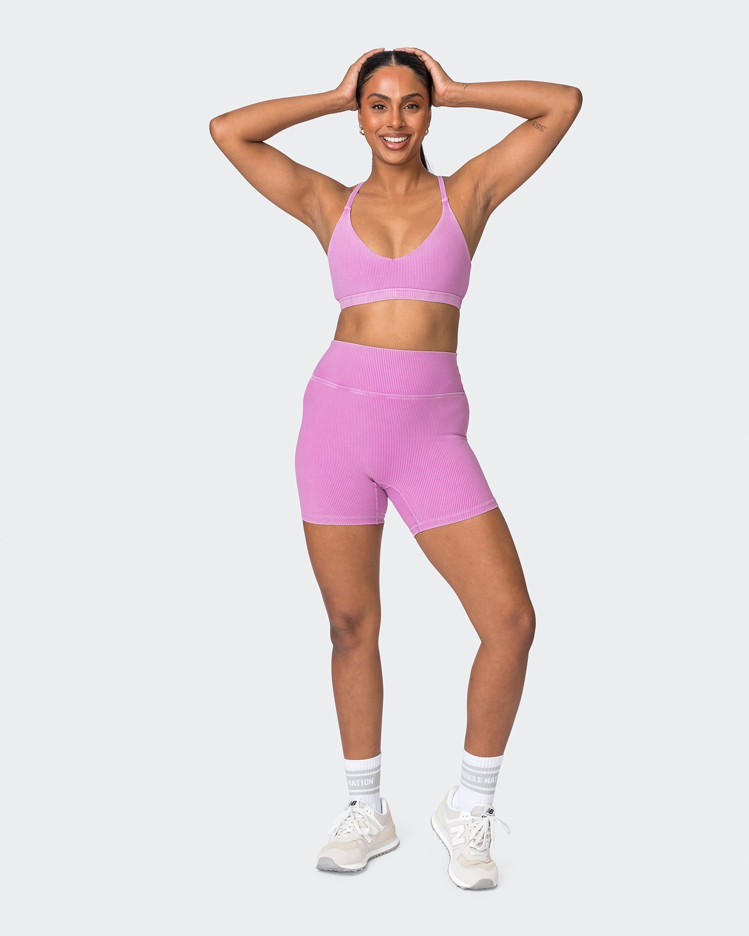 Levitate Vintage Rib Bralette - Washed Dahlia-Bralettes-XS-072325WSHDHL-XS-MNAPPRL25965-8-Muscle Nation