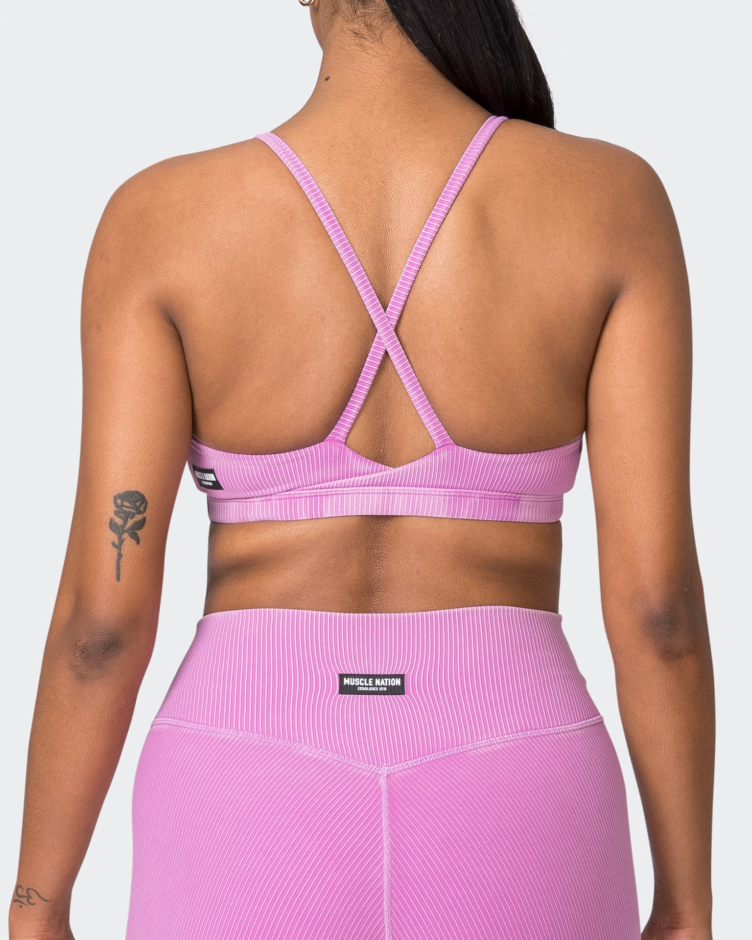 Levitate Vintage Rib Bralette - Washed Dahlia-Bralettes-XS-072325WSHDHL-XS-MNAPPRL25965-7-Muscle Nation