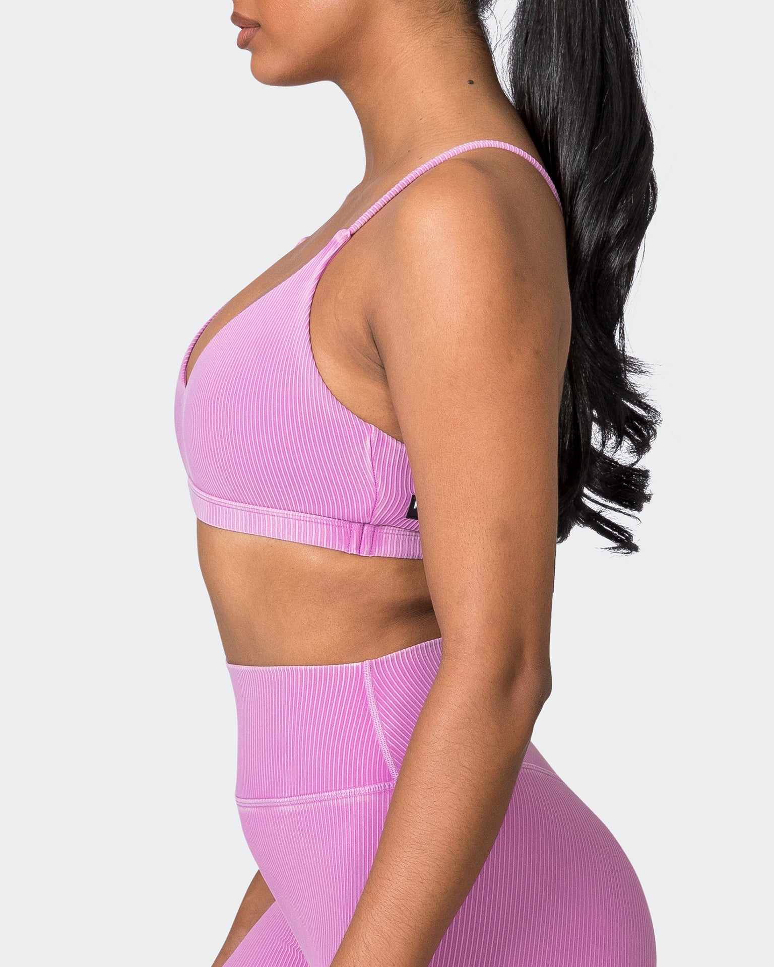 Levitate Vintage Rib Bralette - Washed Dahlia-Bralettes-XS-072325WSHDHL-XS-MNAPPRL25965-5-Muscle Nation