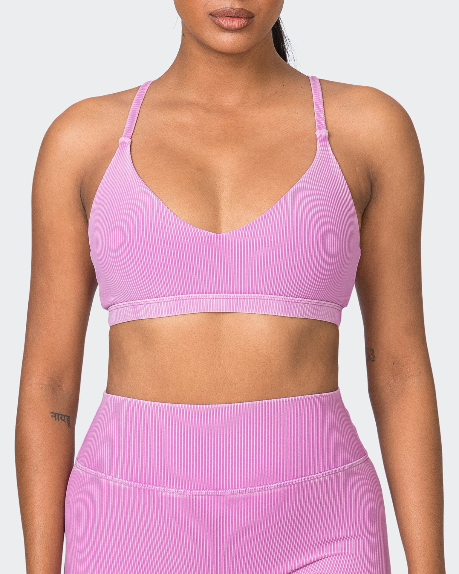 Levitate Vintage Rib Bralette - Washed Dahlia-Bralettes-XS-072325WSHDHL-XS-MNAPPRL25965-3-Muscle Nation
