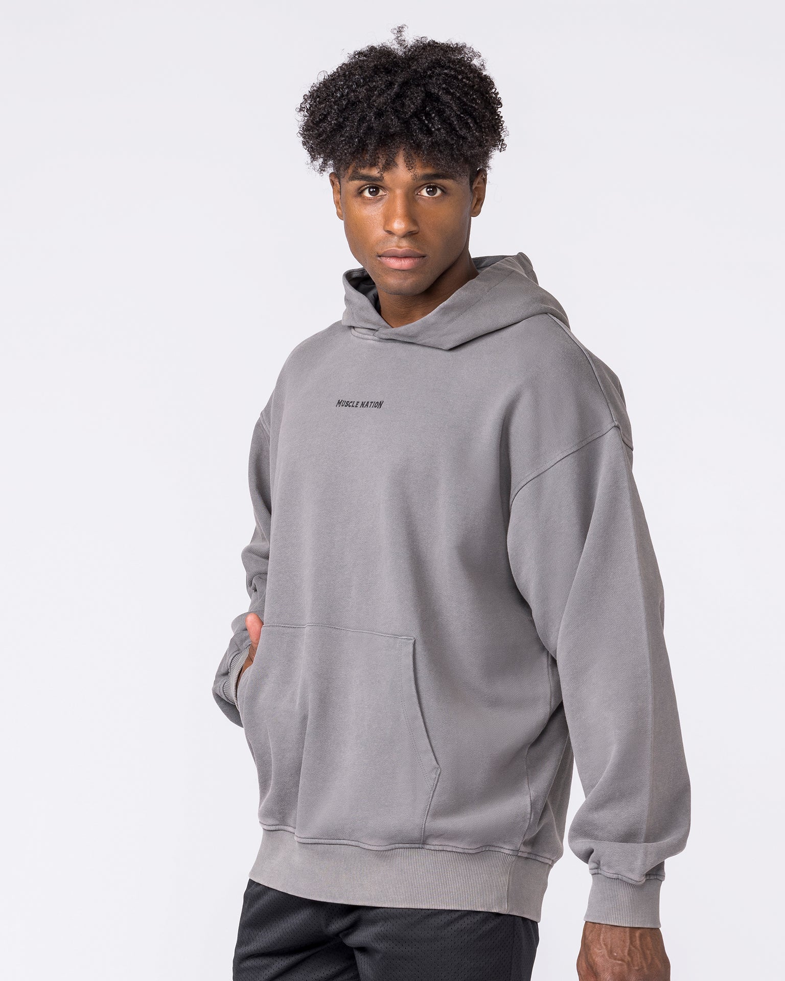 Spartan Vintage Hoodie - Washed Tornado-Jumpers & Hoodies-XS-032633WSHTORN-XS-MNAPPRL49581-4-Muscle Nation