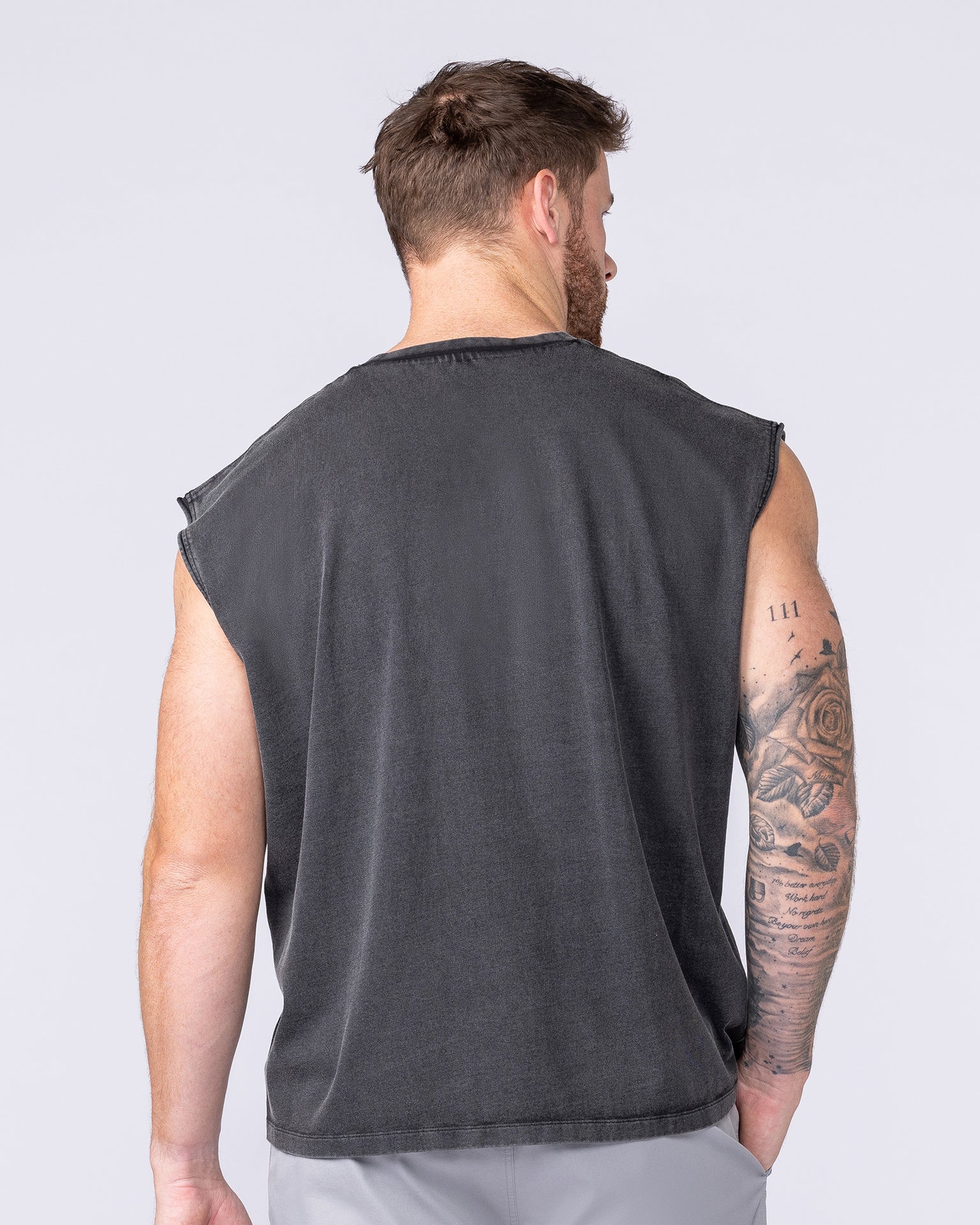 Spartan Vintage Boxy Muscle Tank - Washed Black-Singlets & Tanks-S-1125139WSHBLK-S-MNAPPRL47744-5-Muscle Nation