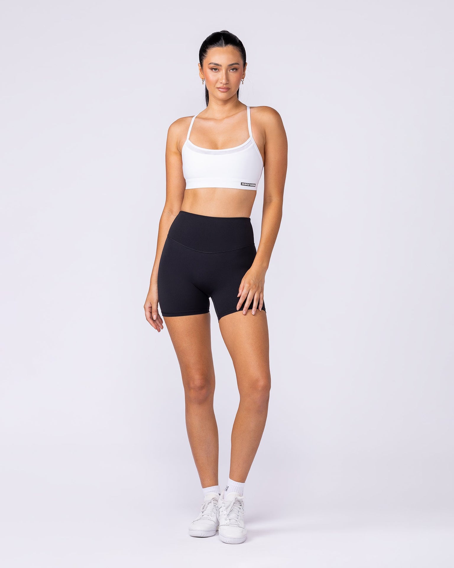 Stadium Bra - White-Sports Bras-XS-1125108WHT-XS-MNAPPRL46593-5-Muscle Nation