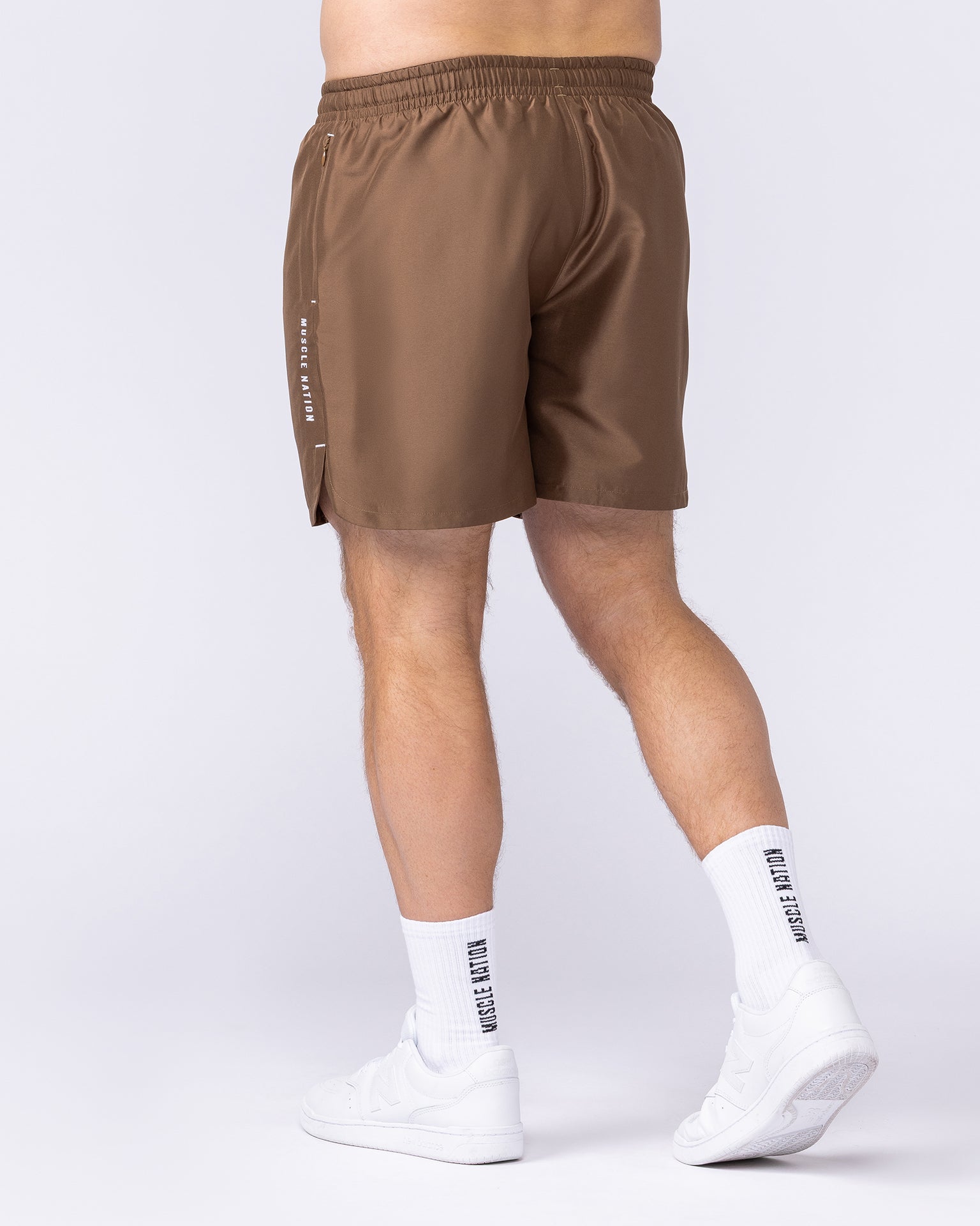 Standard Shorts - Hazelnut-Shorts-S-1125150HZLNT-S-MNAPPRL47765-2-Muscle Nation