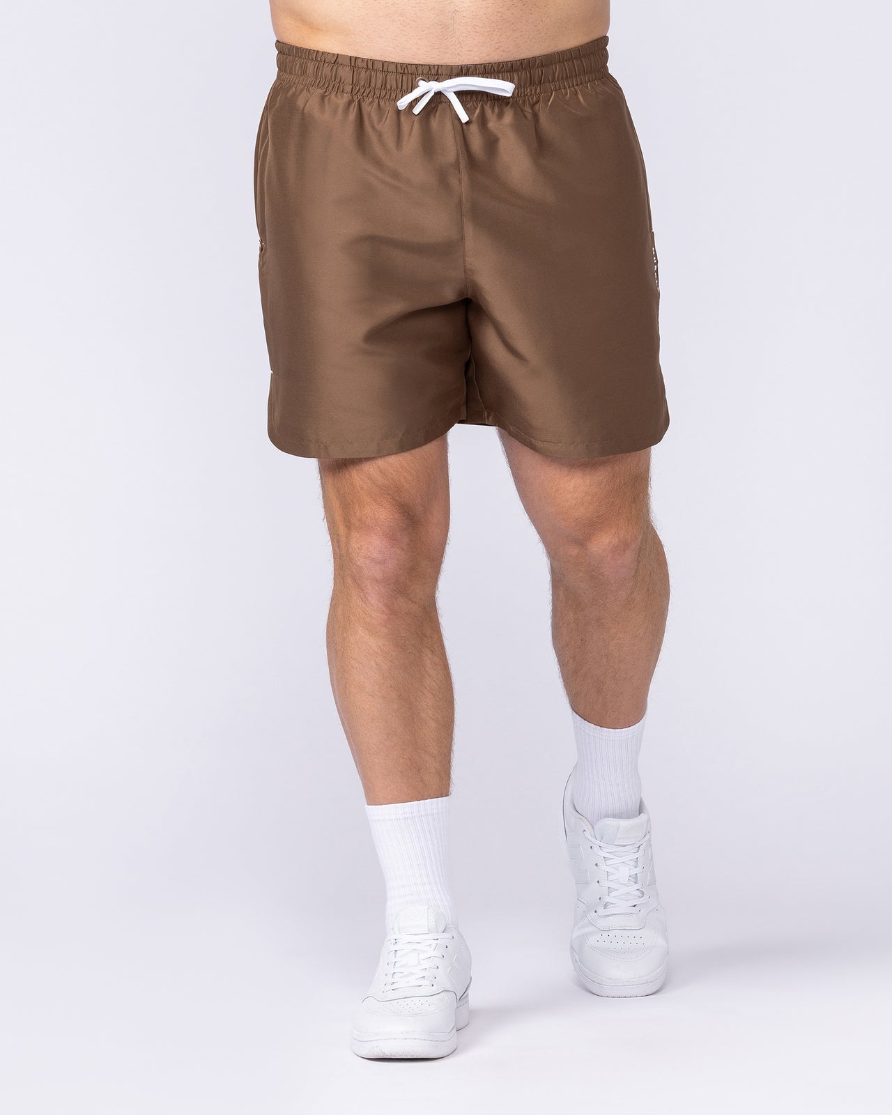 Standard Shorts - Hazelnut-Shorts-S-1125150HZLNT-S-MNAPPRL47765-3-Muscle Nation