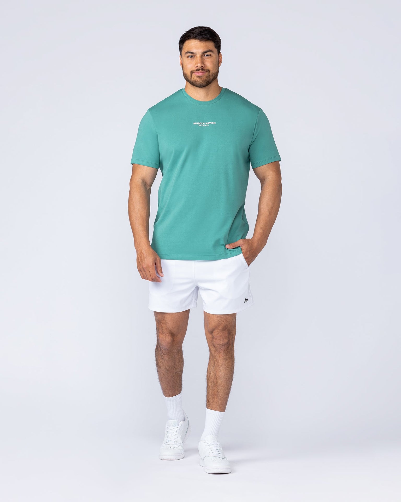 Staple Condition Tee - Alpine-T-Shirts-S-112561APN-S-MNAPPRL48798-5-Muscle Nation