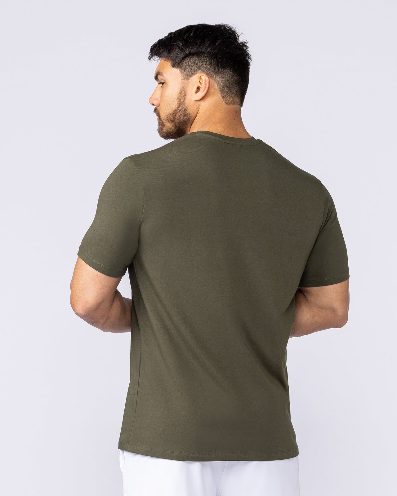Staple Condition Tee - Dark Khaki-T-Shirts-S-112561DKHAKI-S-MNAPPRL44644-2-Muscle Nation