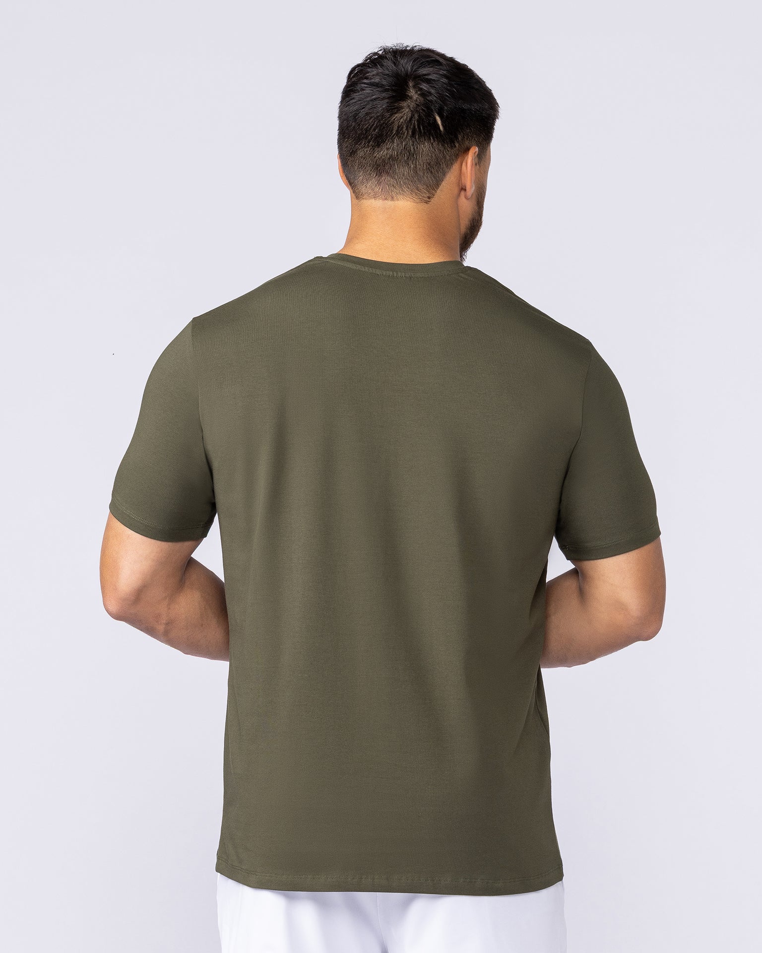 Staple Condition Tee - Dark Khaki-T-Shirts-S-112561DKHAKI-S-MNAPPRL44644-4-Muscle Nation