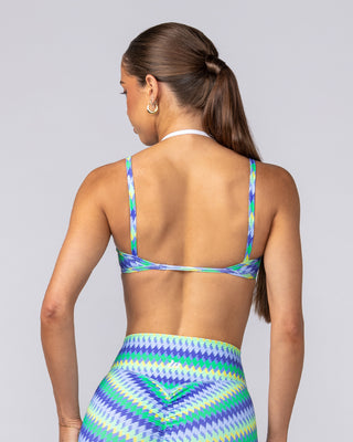 Stellar Bralette - Blue Fiesta Print-Bralettes-XXS-062504BLFP-XXS-MNAPPRL42988-2-Muscle Nation