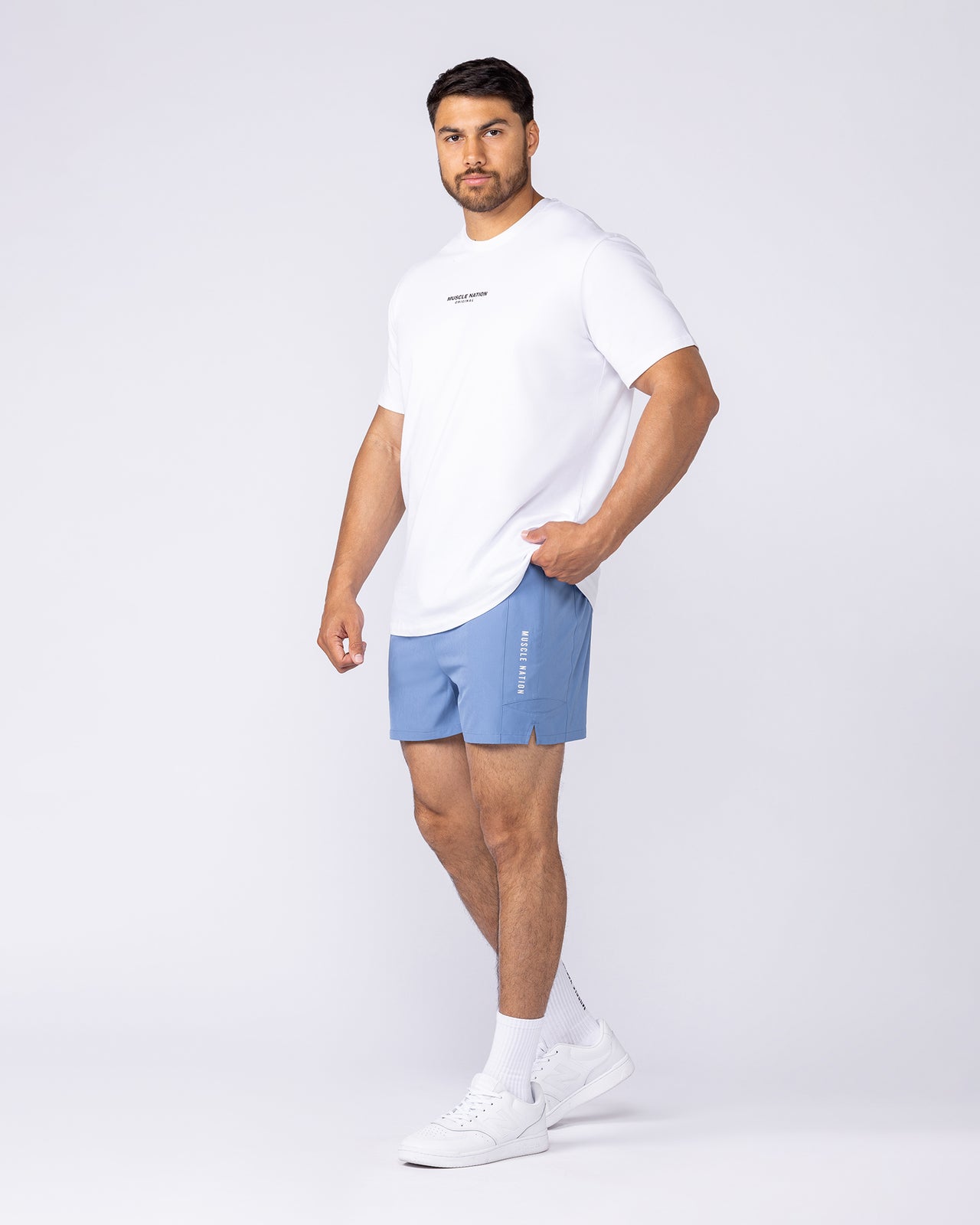 Streamline Training 3" Shorts - Pacific-Shorts-S-1125154PCF-S-MNAPPRL47814-6-Muscle Nation
