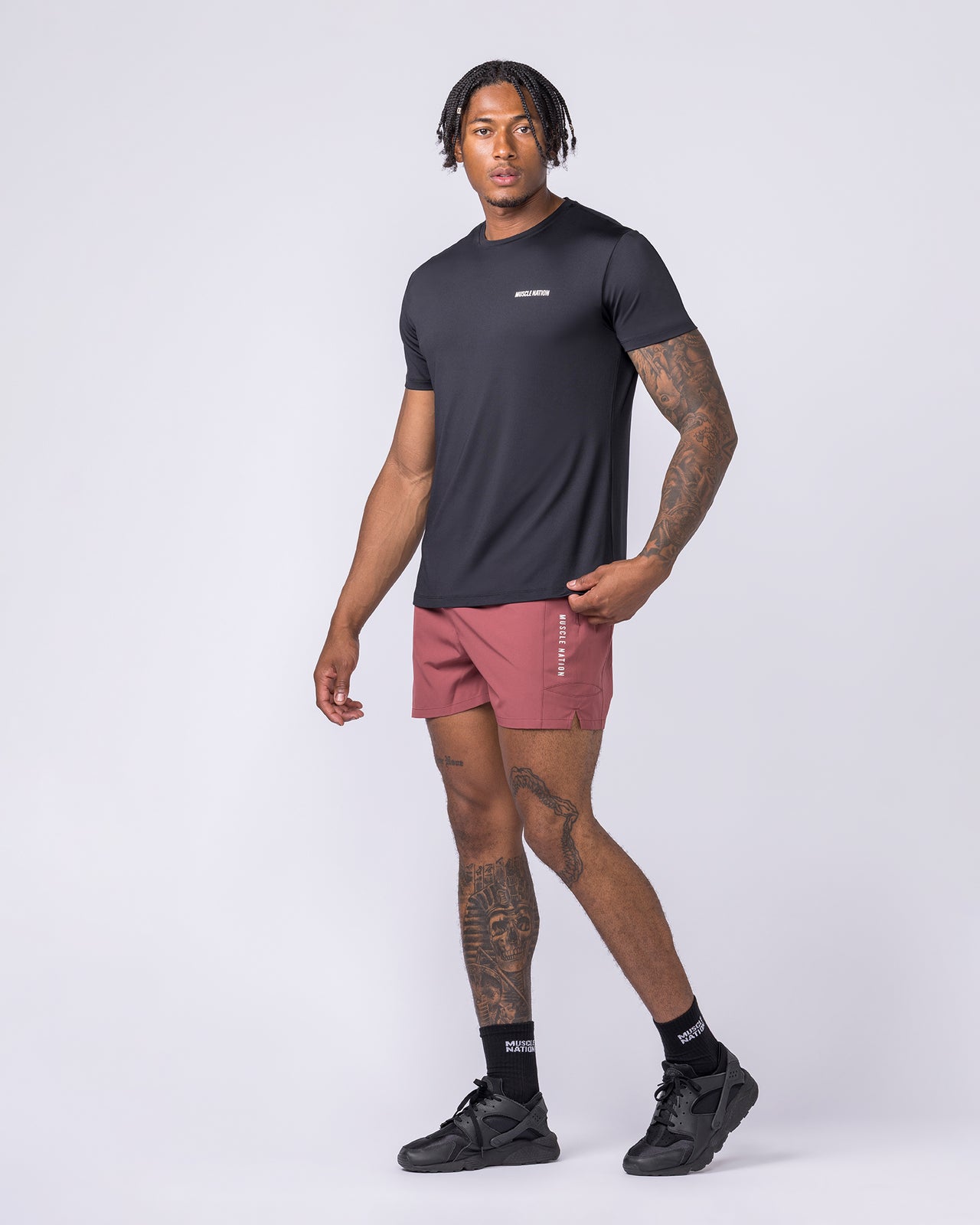 Streamline Training 3" Shorts - Rust-Shorts-S-022617RST-S-MNAPPRL48628-7-Muscle Nation