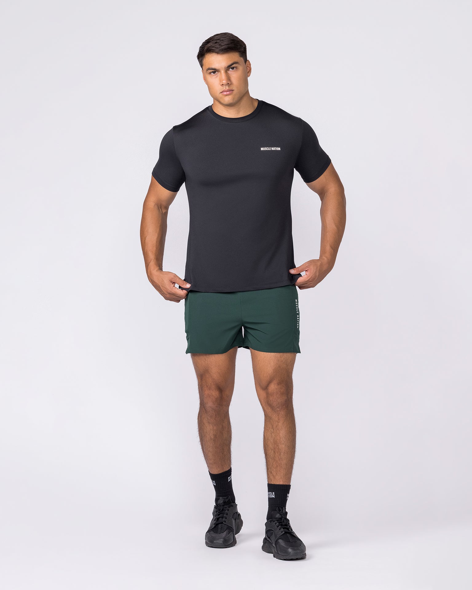 Streamline Training 3" Shorts - Sporting Green-Shorts-S-042650SPTGRN-S-MNAPPRL50568-6-Muscle Nation