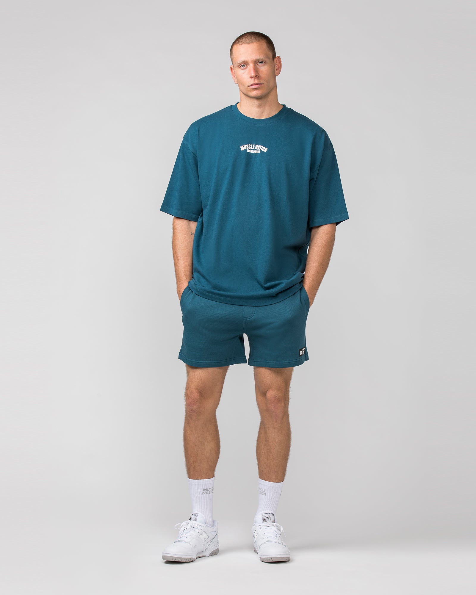 Classic Oversized Tee - Tidal Teal