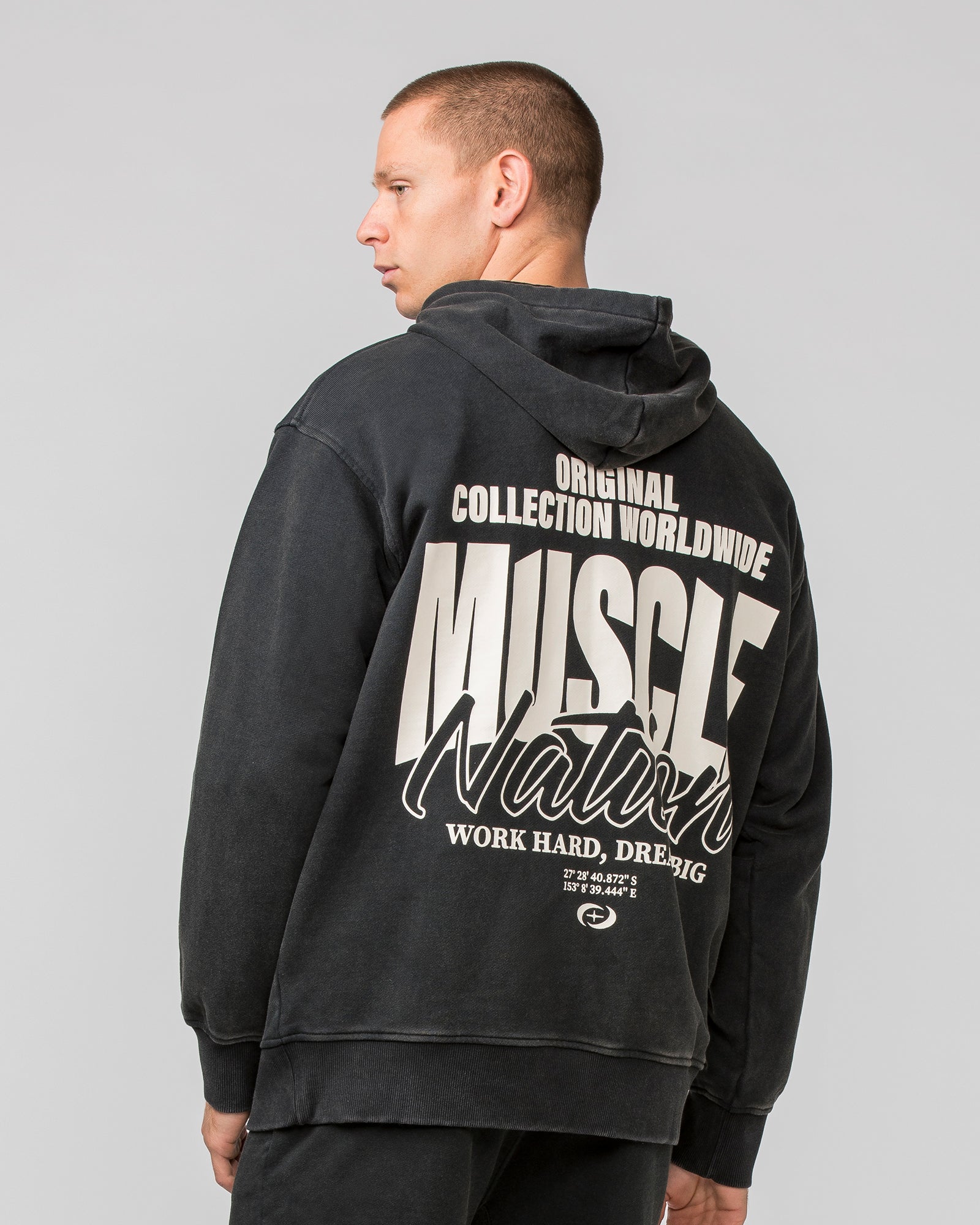 Culture Hoodie - Washed Black